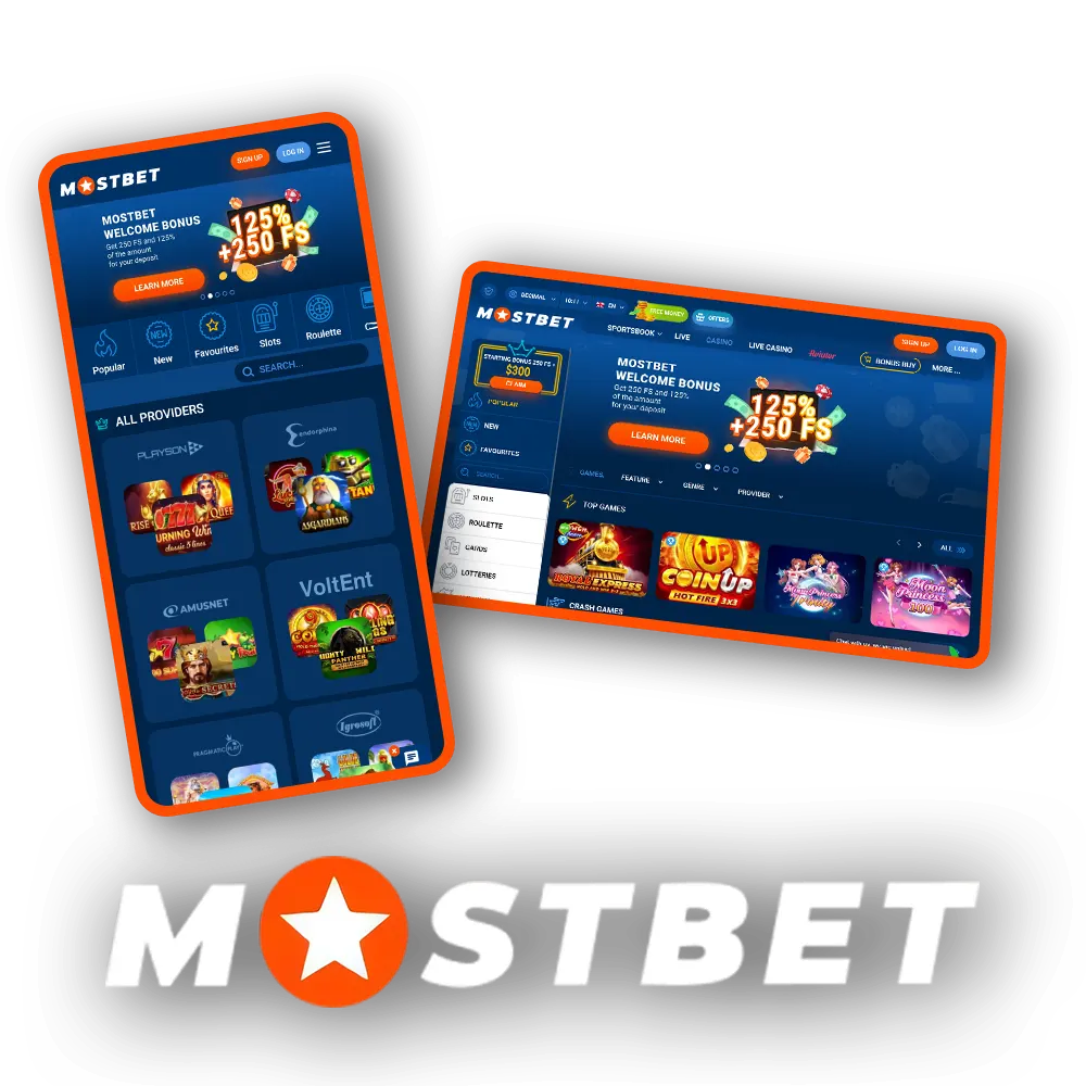 Discover a huge collection of different casino games on the official Mostbet website.