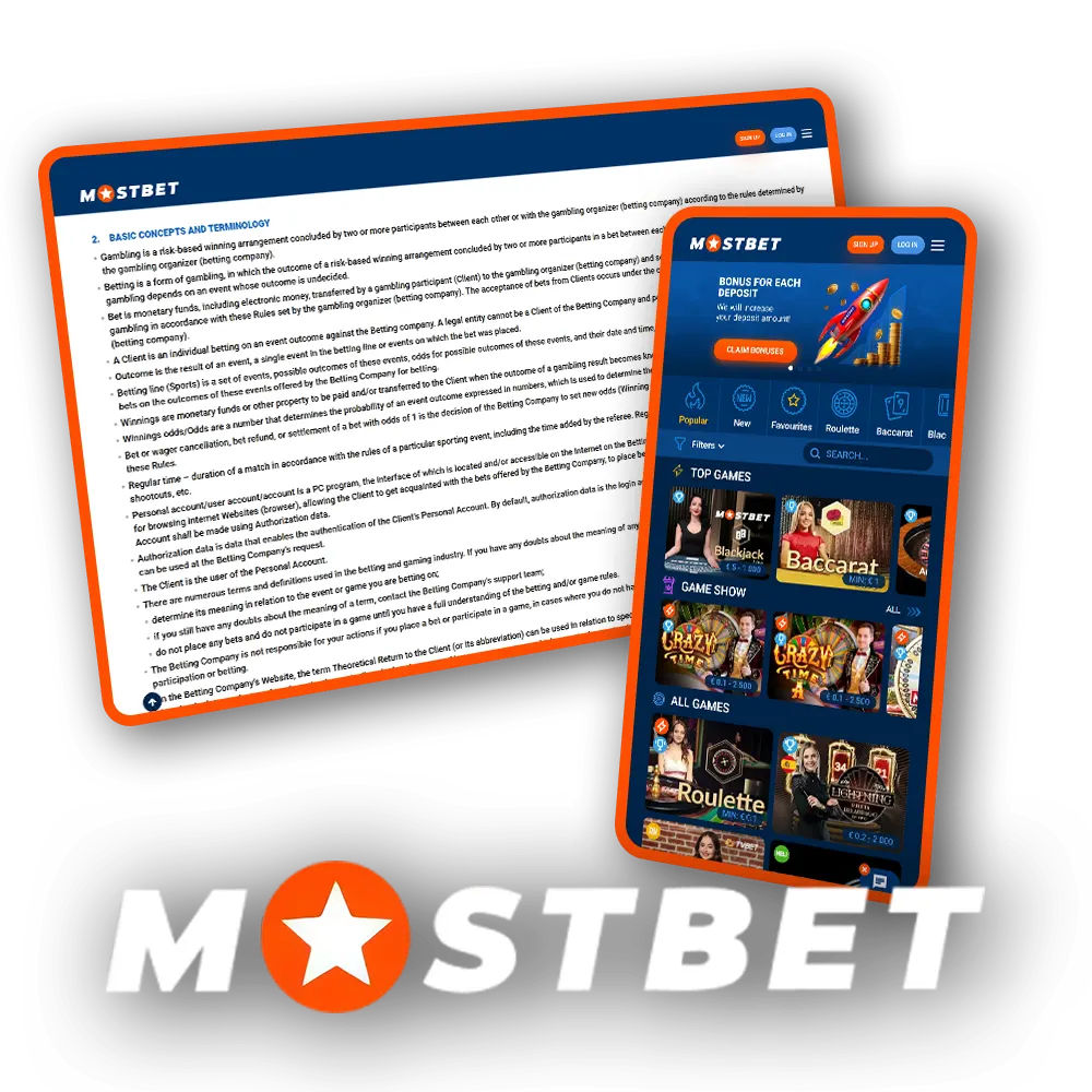 Please read the general terms and conditions of the Mostbet website.