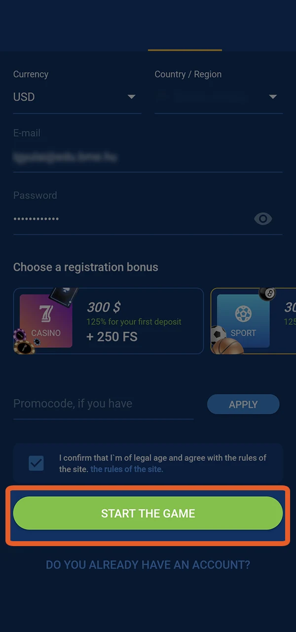 Complete your registration with Mostbet and start enjoying all the benefits.