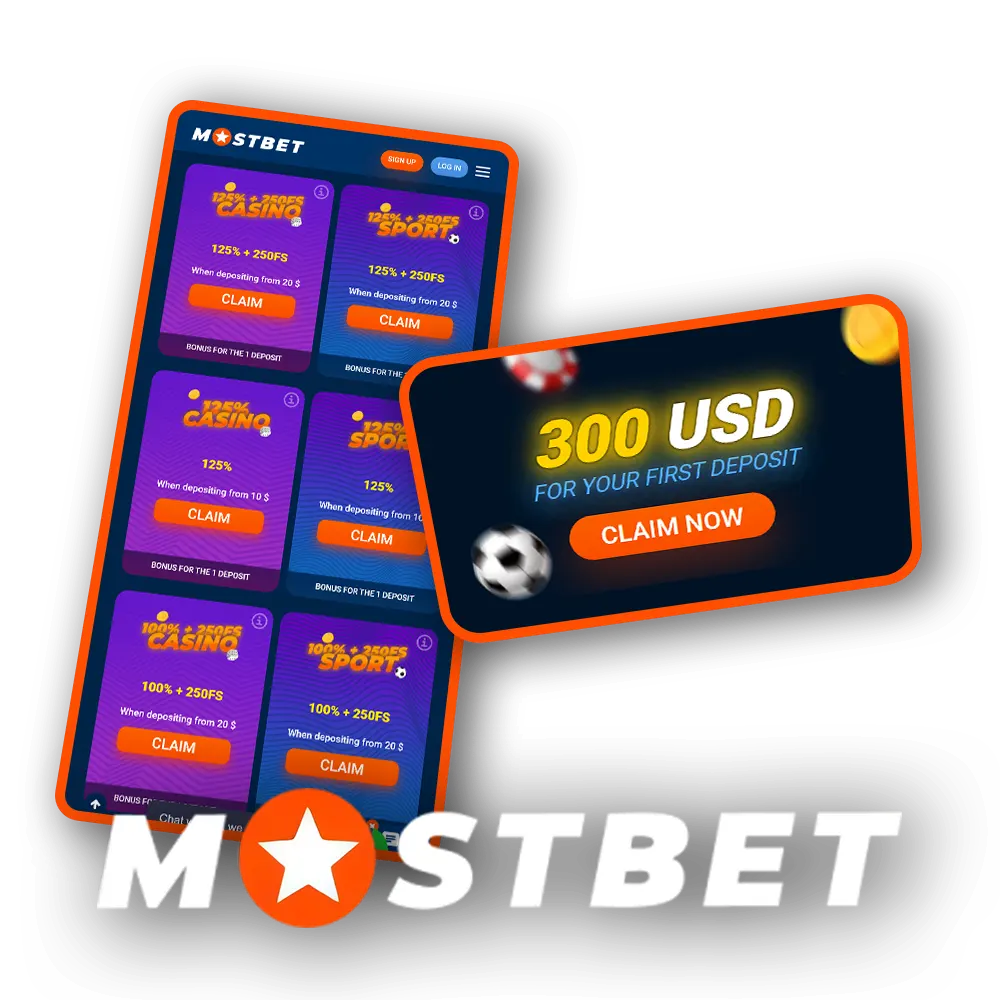Register to receive a generous bonus for your start at Mostbet.