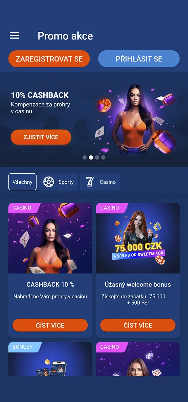 Využijte skvělé promoakce v aplikaci Mostbet.