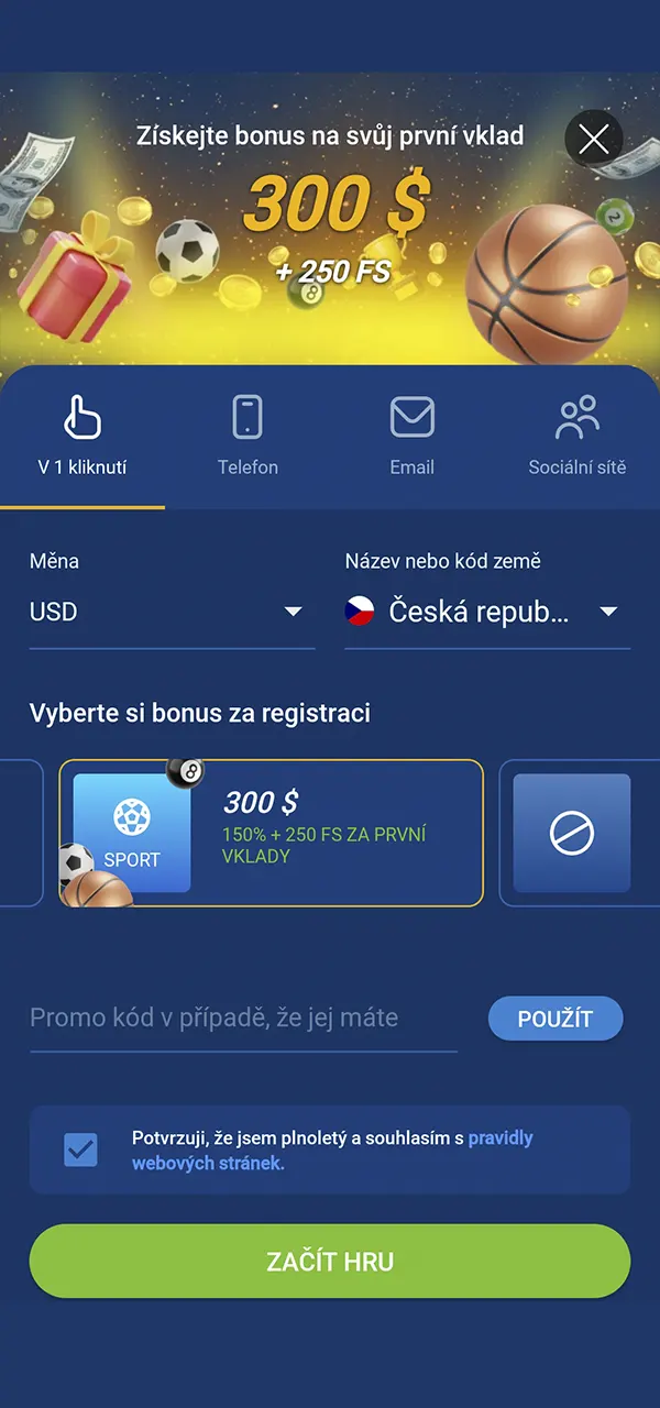 Web Mostbet nabízí pohodlné metody registrace.