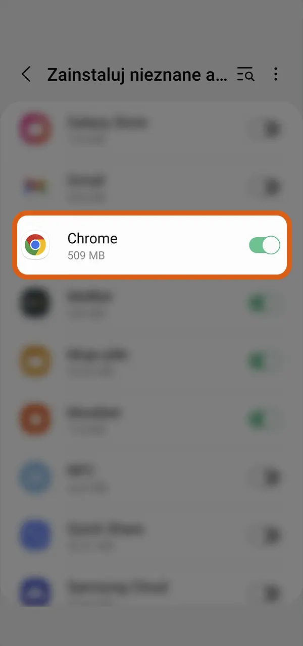 Zezwól na instalację aplikacji, aby uruchomić Mostbet na swoim urządzeniu.