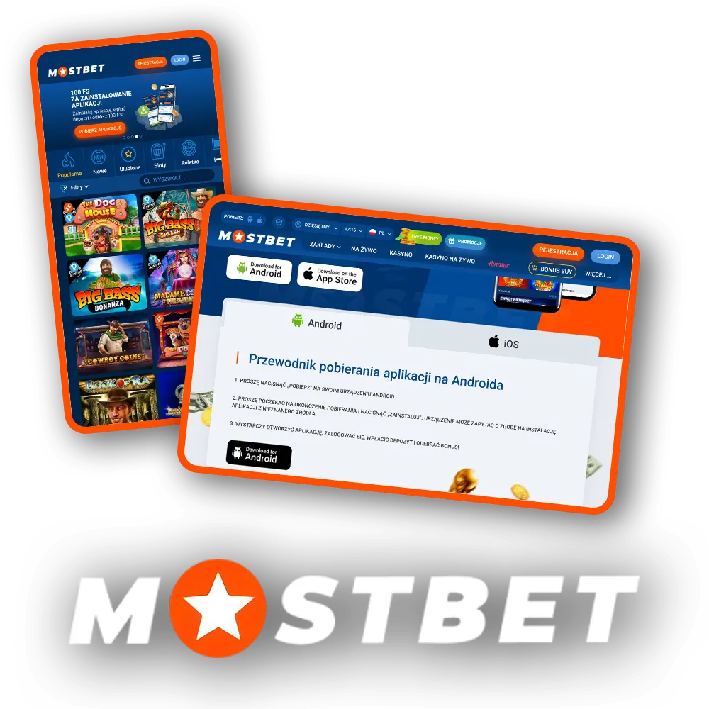Pobierz aplikację Mostbet i ciesz się grami gdziekolwiek jesteś.