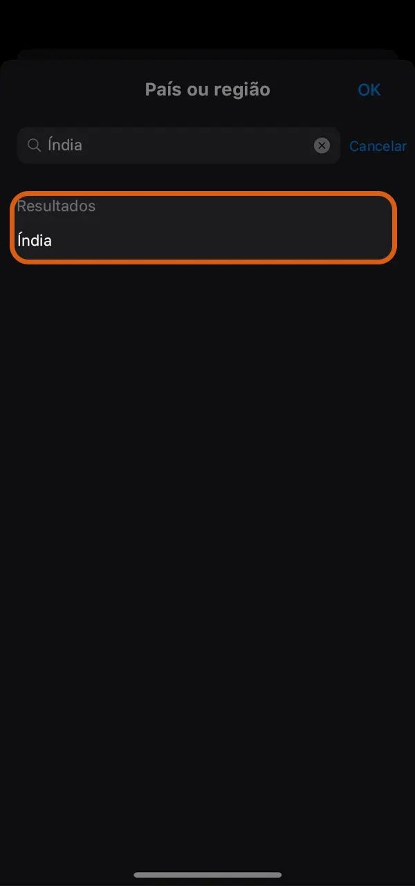 Selecione um país suportado e comece a jogar no aplicativo Mostbet.