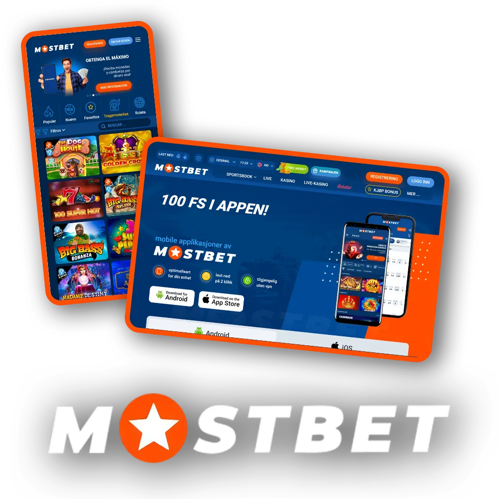Last ned Mostbet-appen og nyt spill hvor som helst.