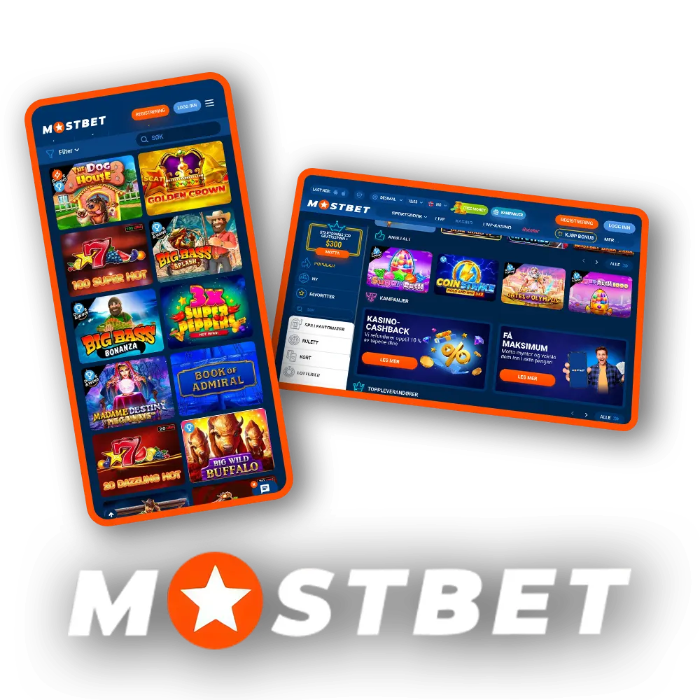 Oppdag en enorm samling av ulike casinospill på Mostbets offisielle nettsted.