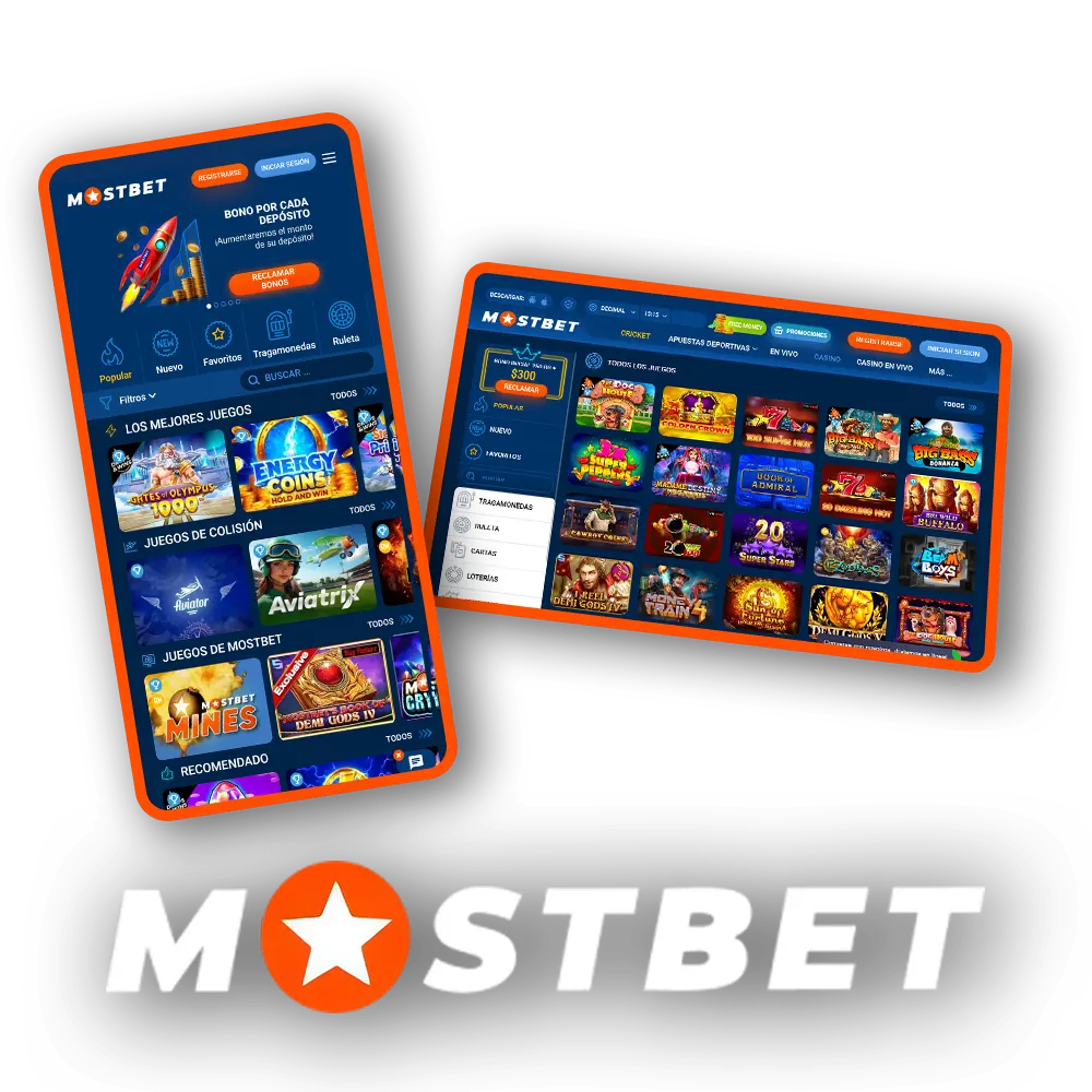 Descubre una gran colección de diferentes juegos de casino en el sitio web oficial de Mostbet.