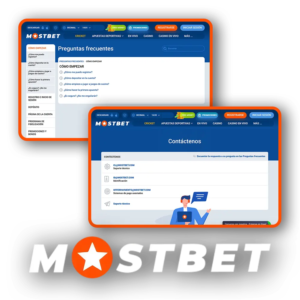 El equipo de soporte 24/7 de Mostbet responderá a cualquier pregunta.