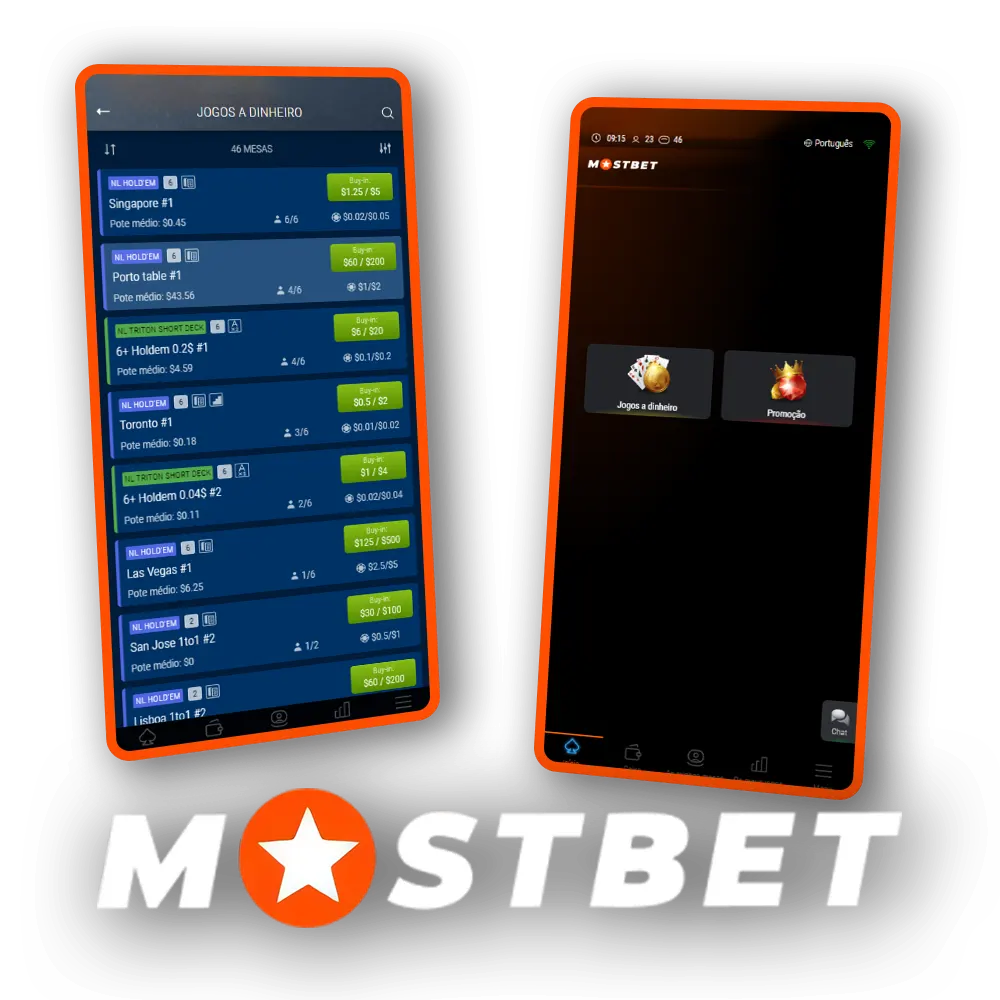 Explore a categoria de pôquer no site oficial da Mostbet.