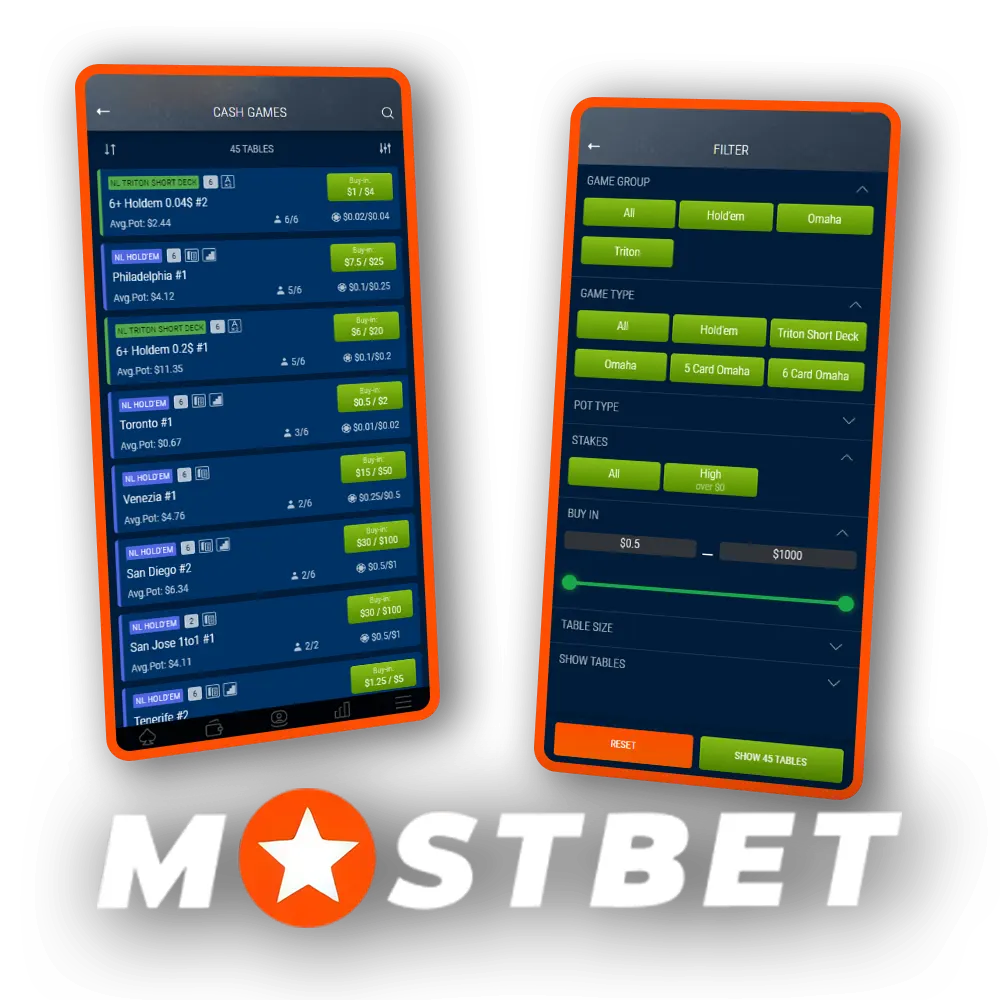 Odkryj kategorię pokera na oficjalnej stronie Mostbet.