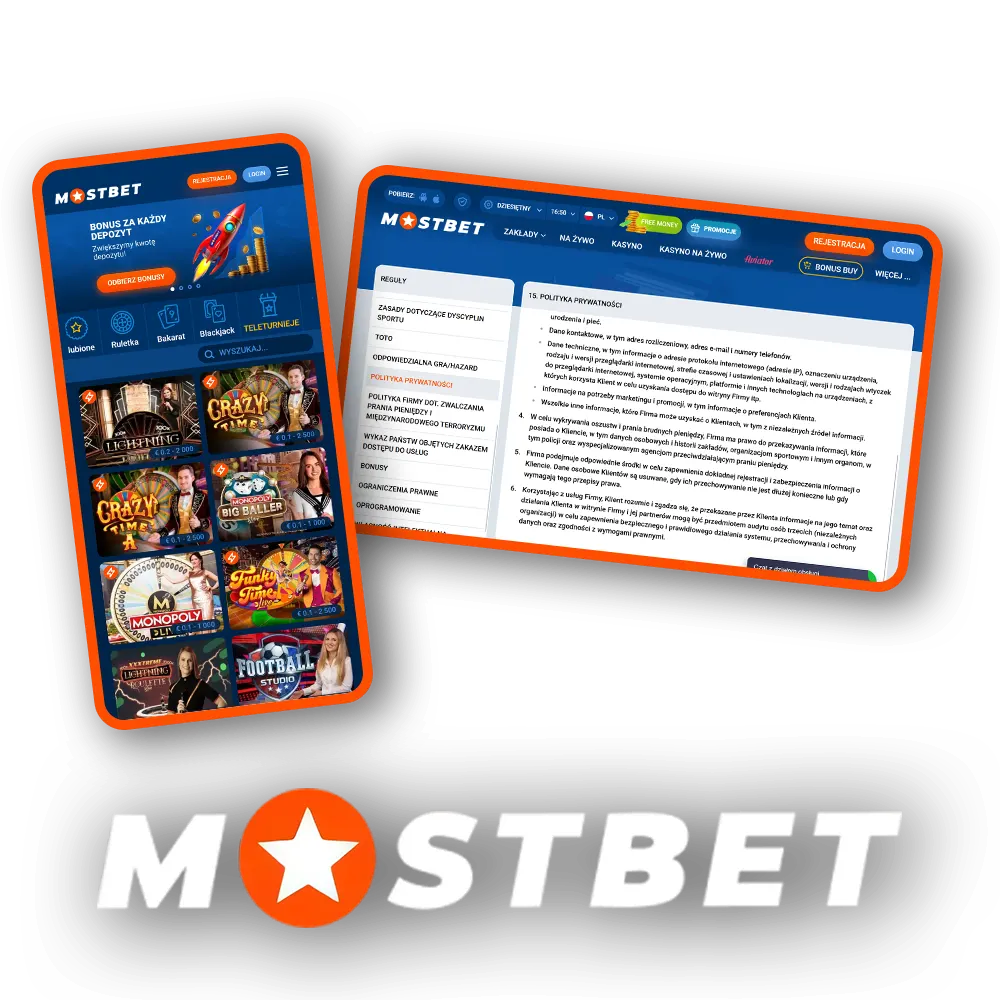 Przeczytaj politykę prywatności Mostbet i zacznij grać.