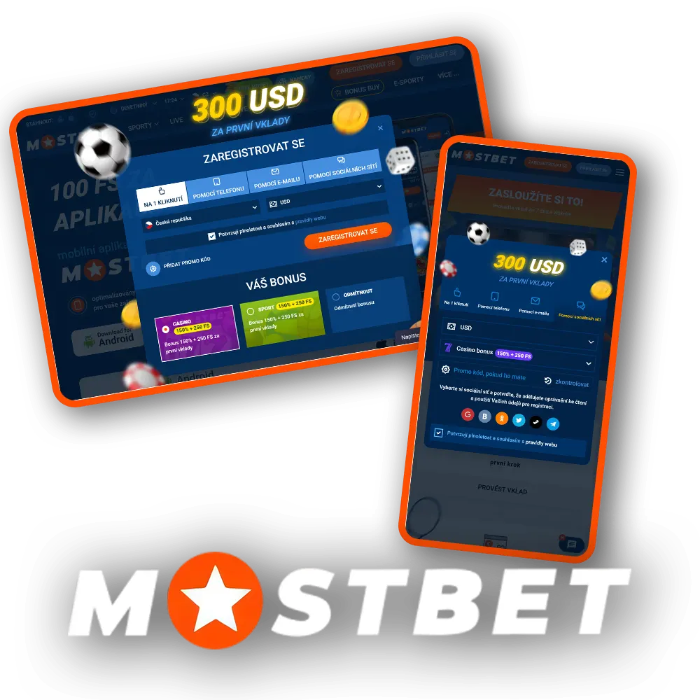 Vytvořte si účet na Mostbet a získejte přístup ke svým oblíbeným hrám.