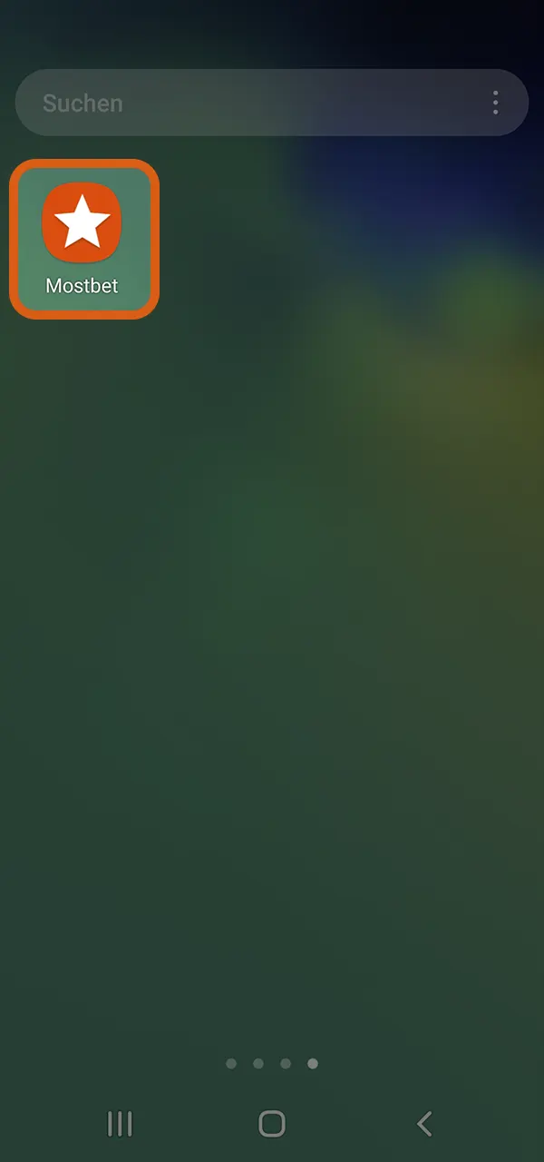 Installiere die Mostbet-App und starte sie, um zu spielen.