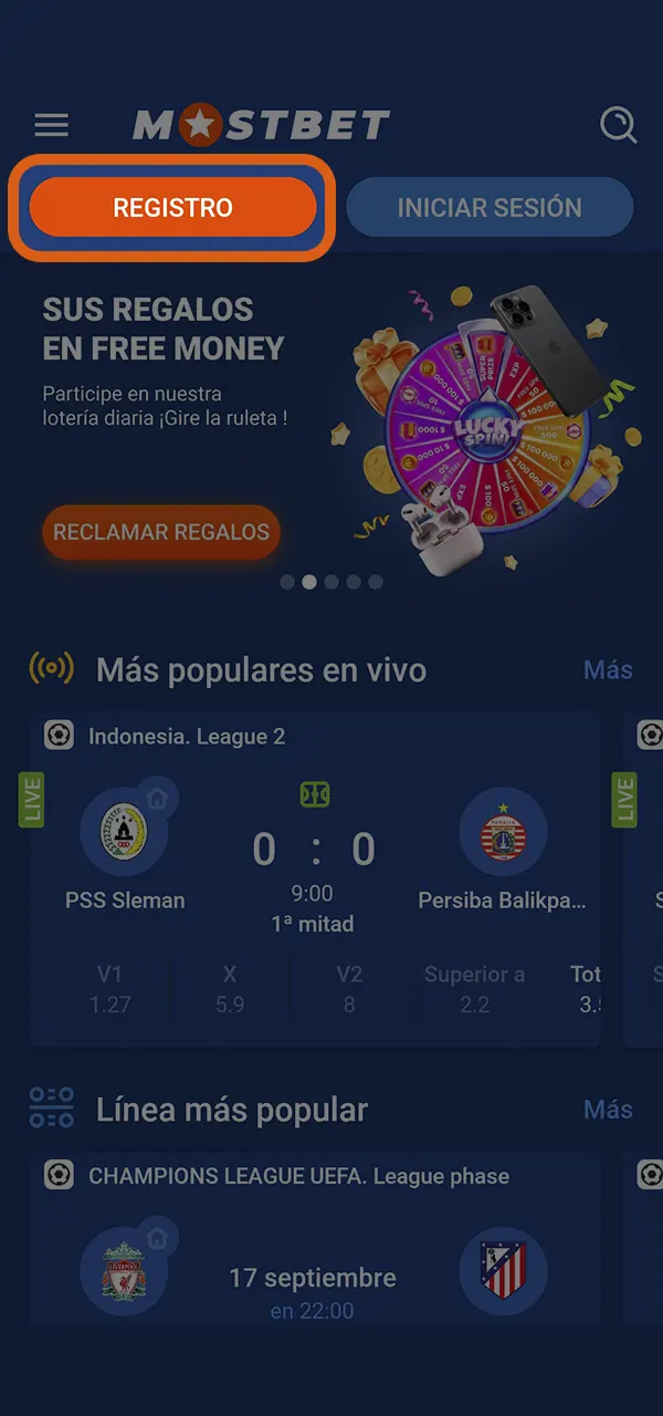 Únete a la plataforma Mostbet y accede a miles de juegos.