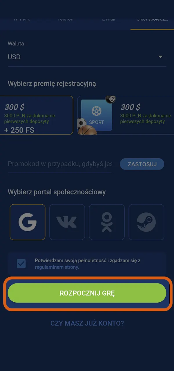 Dokończ rejestrację w Mostbet i zacznij korzystać ze wszystkich korzyści.