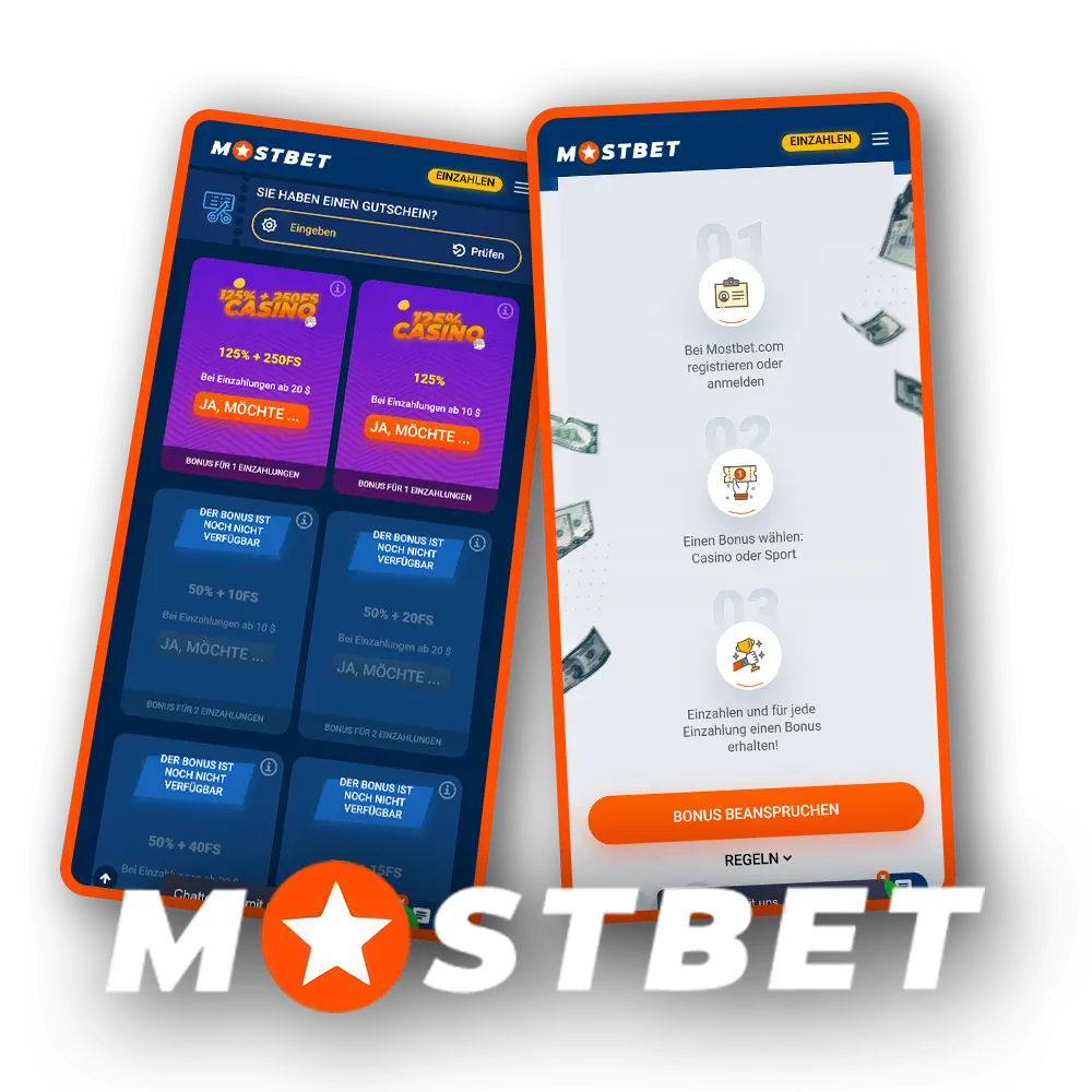 Registrieren Sie sich, um einen großzügigen Startbonus bei Mostbet zu erhalten.