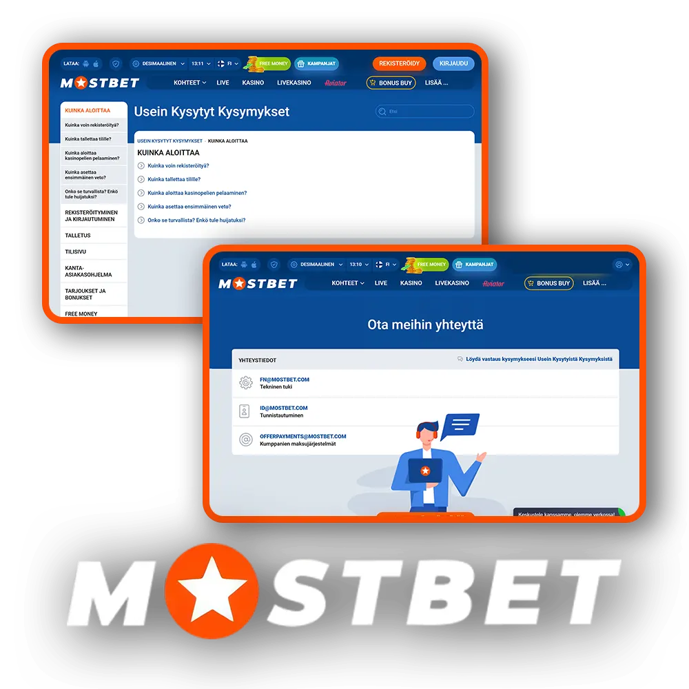 Mostbet 24/7-tuki vastaa kaikkiin kysymyksiisi.