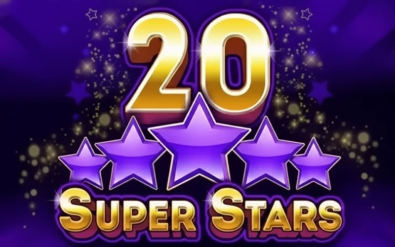 Go to Mostbet casino section to play 20 Super Stars.