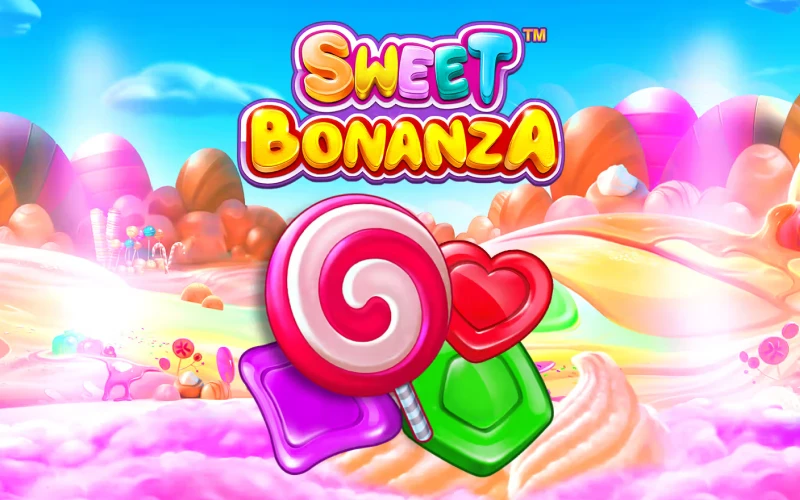 Enjoy playing Sweet Bonanza colourful slot game at Mostbet.