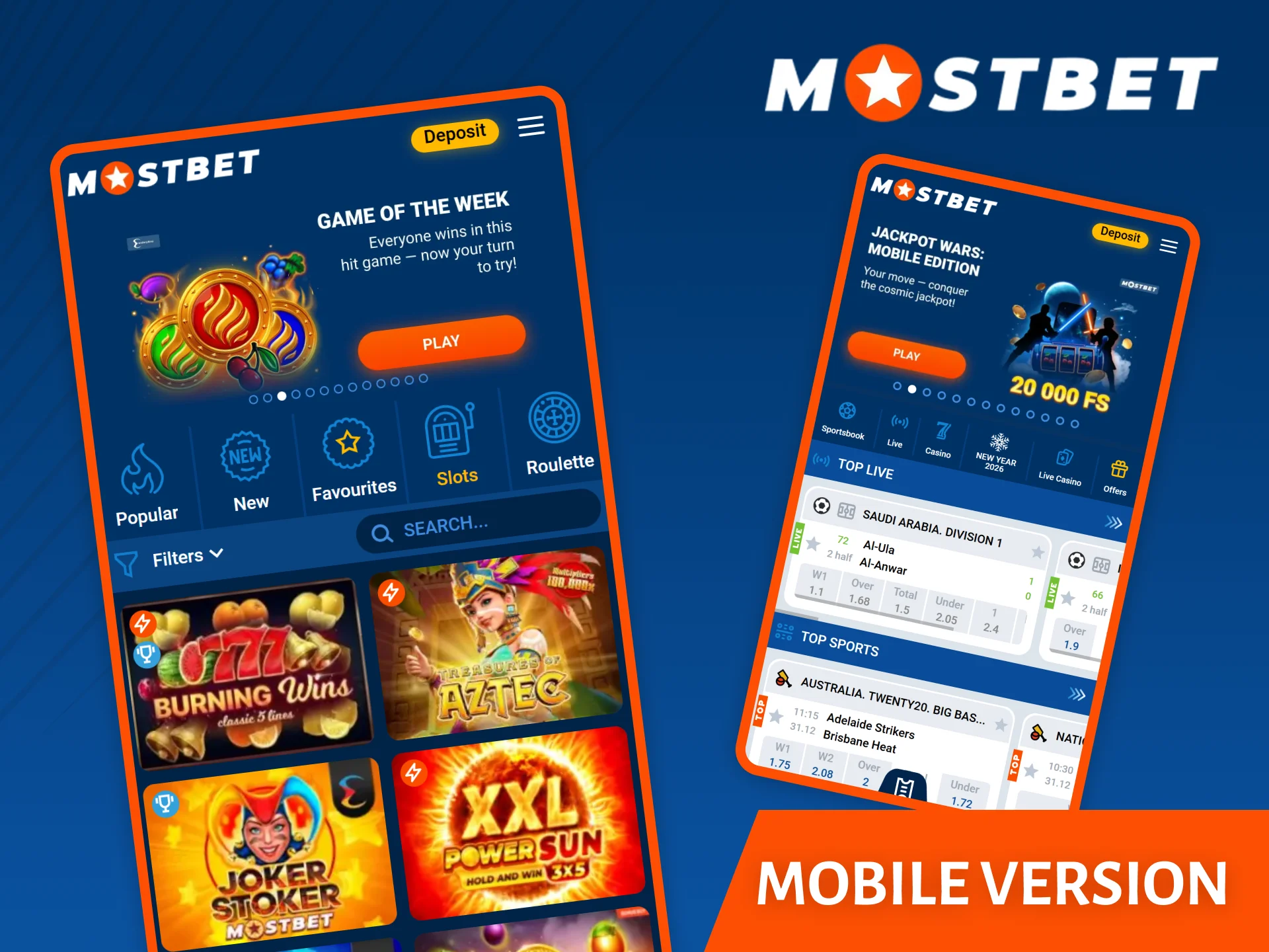 You can choose not to download the app and instead use the mobile version of the Mostbet website.