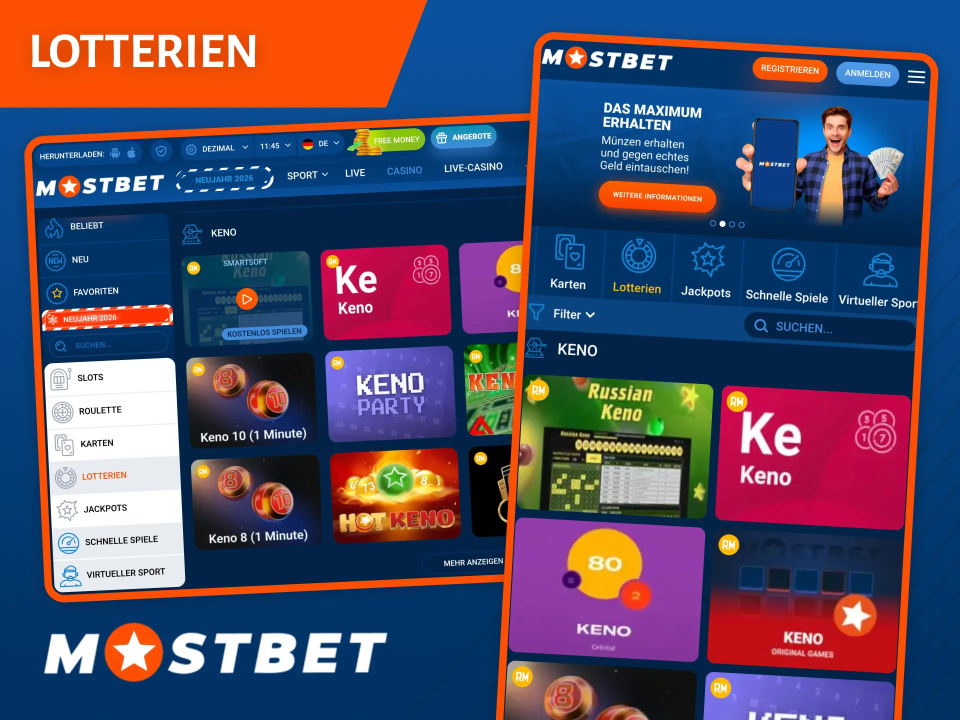 Lotterien im Mostbet Casino sind eine tolle Möglichkeit, Zeit zu verbringen und Gewinne zu erzielen.