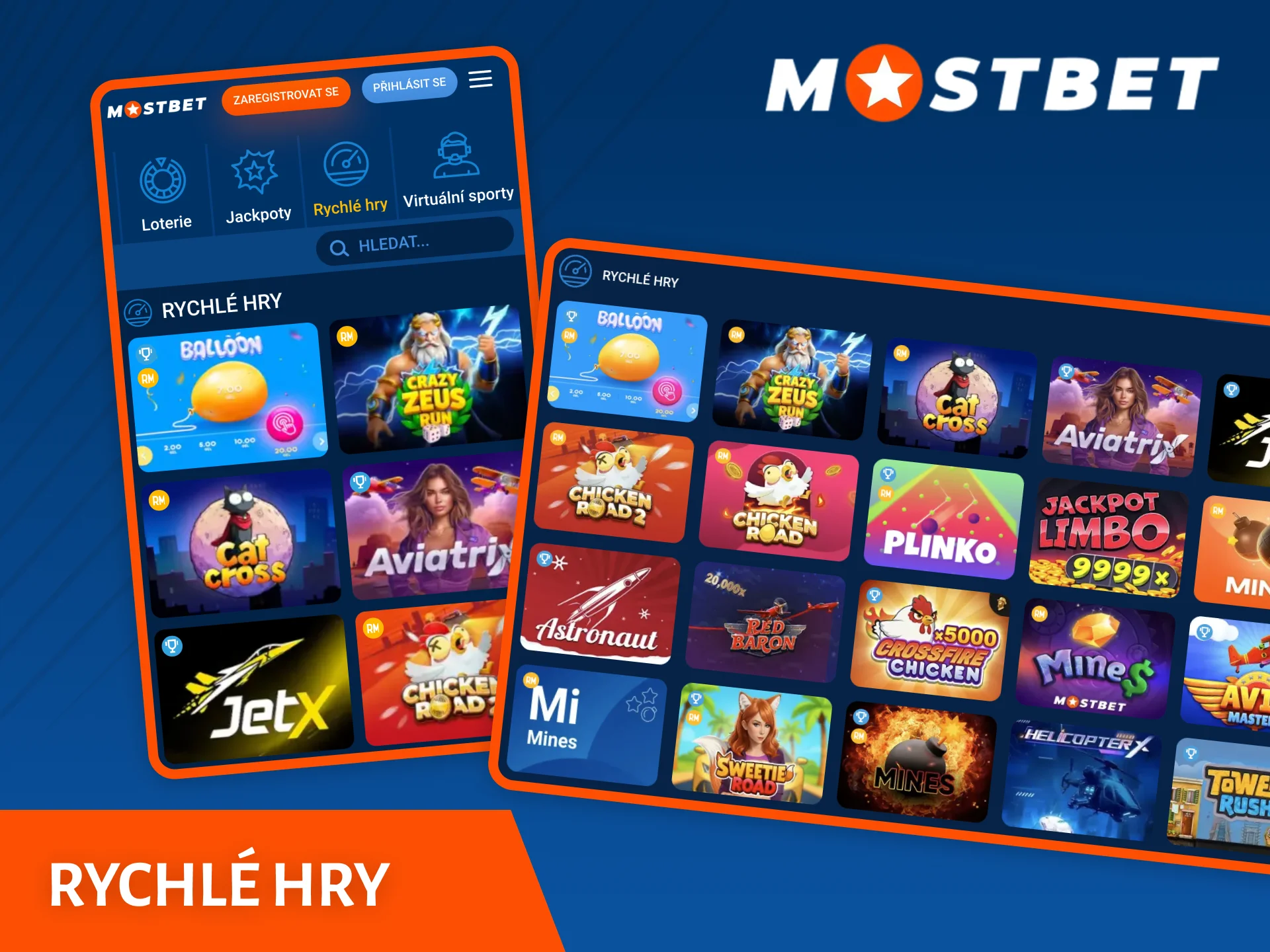Hodně štěstí v rychlých hrách na stránkách kasina Mostbet.