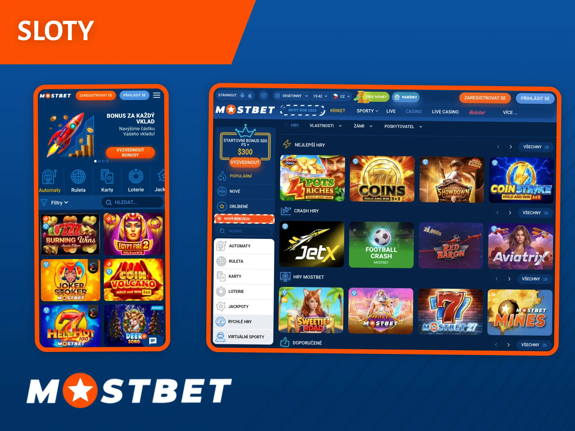 Sloty na stránkách kasina Mostbet vás určitě potěší svou rozmanitostí.