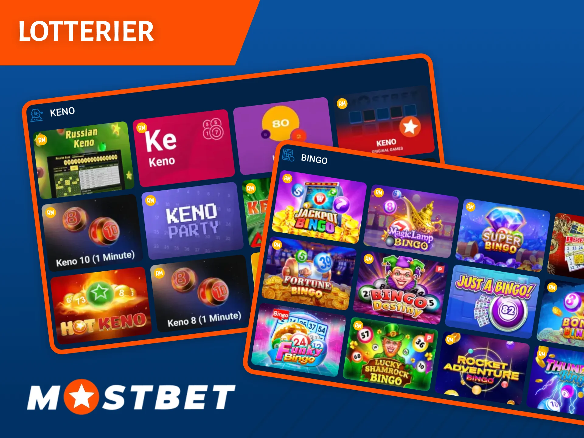 Et bredt utvalg av lotterier vil glede deg på Mostbet casino-nettstedet.
