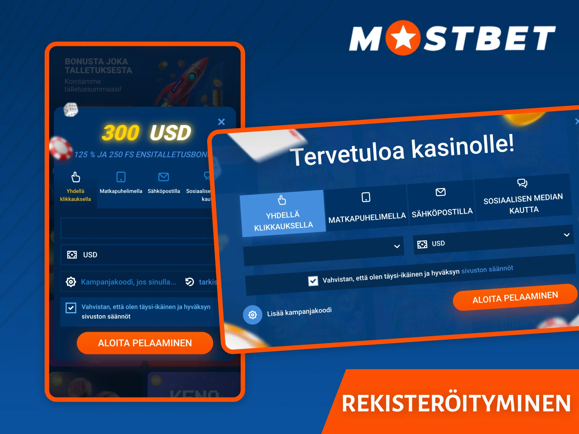 Rekisteröidy Mostbetin virallisella verkkosivustolla, jotta voit hyödyntää kaikki alustan mahdollisuudet.