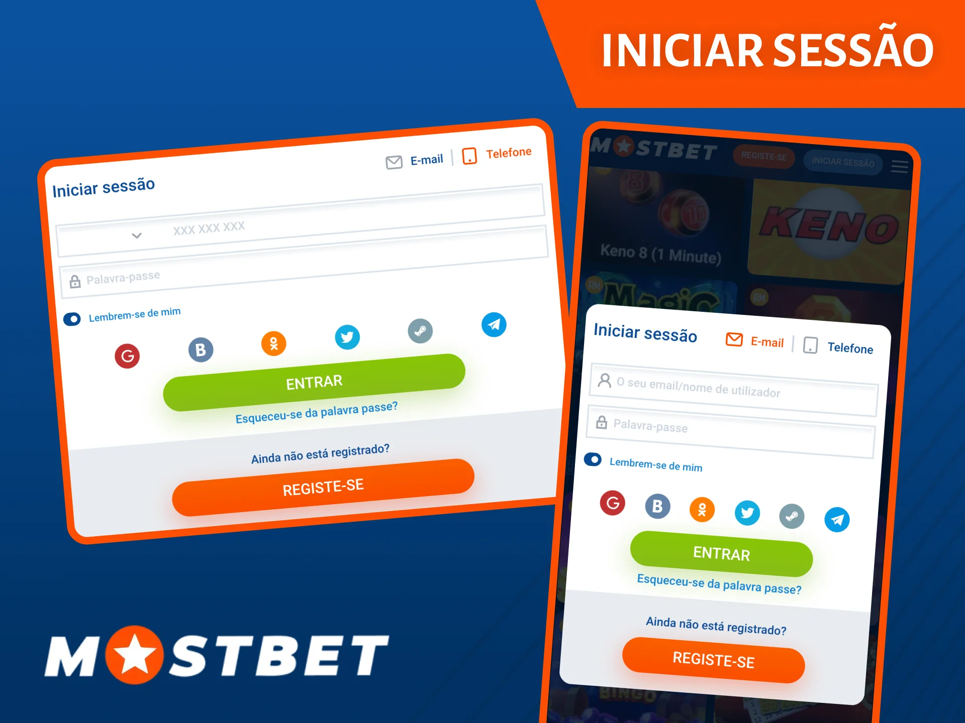 Fazer login no site da Mostbet é muito fácil e rápido.