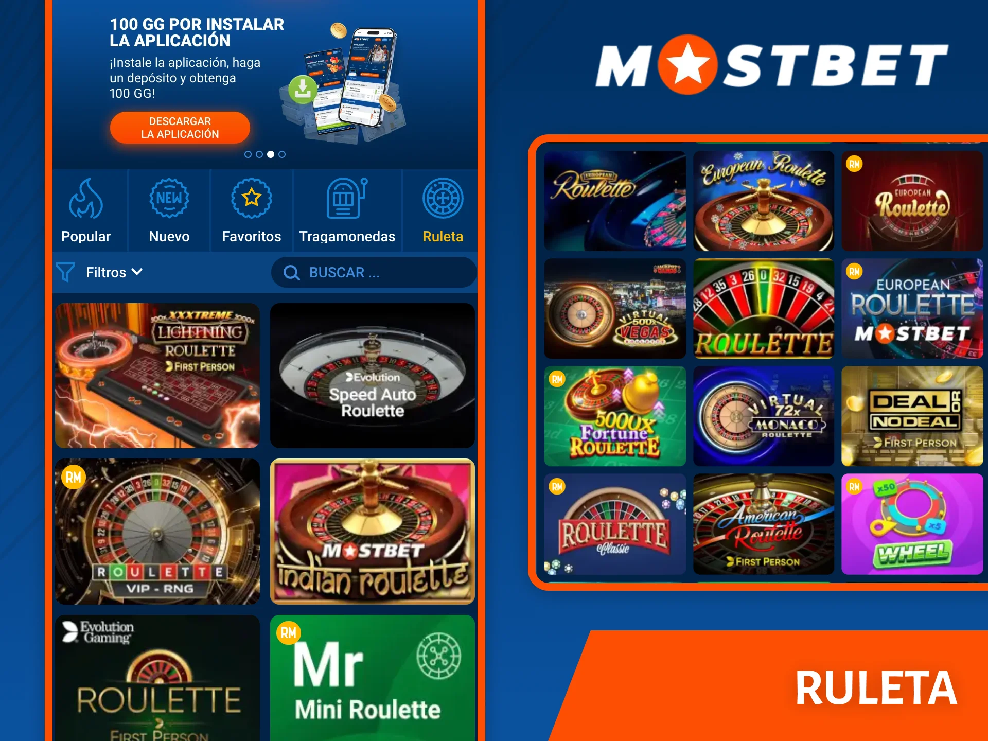 Hoy es el mejor día para ganar en la ruleta en el sitio web del casino Mostbet.