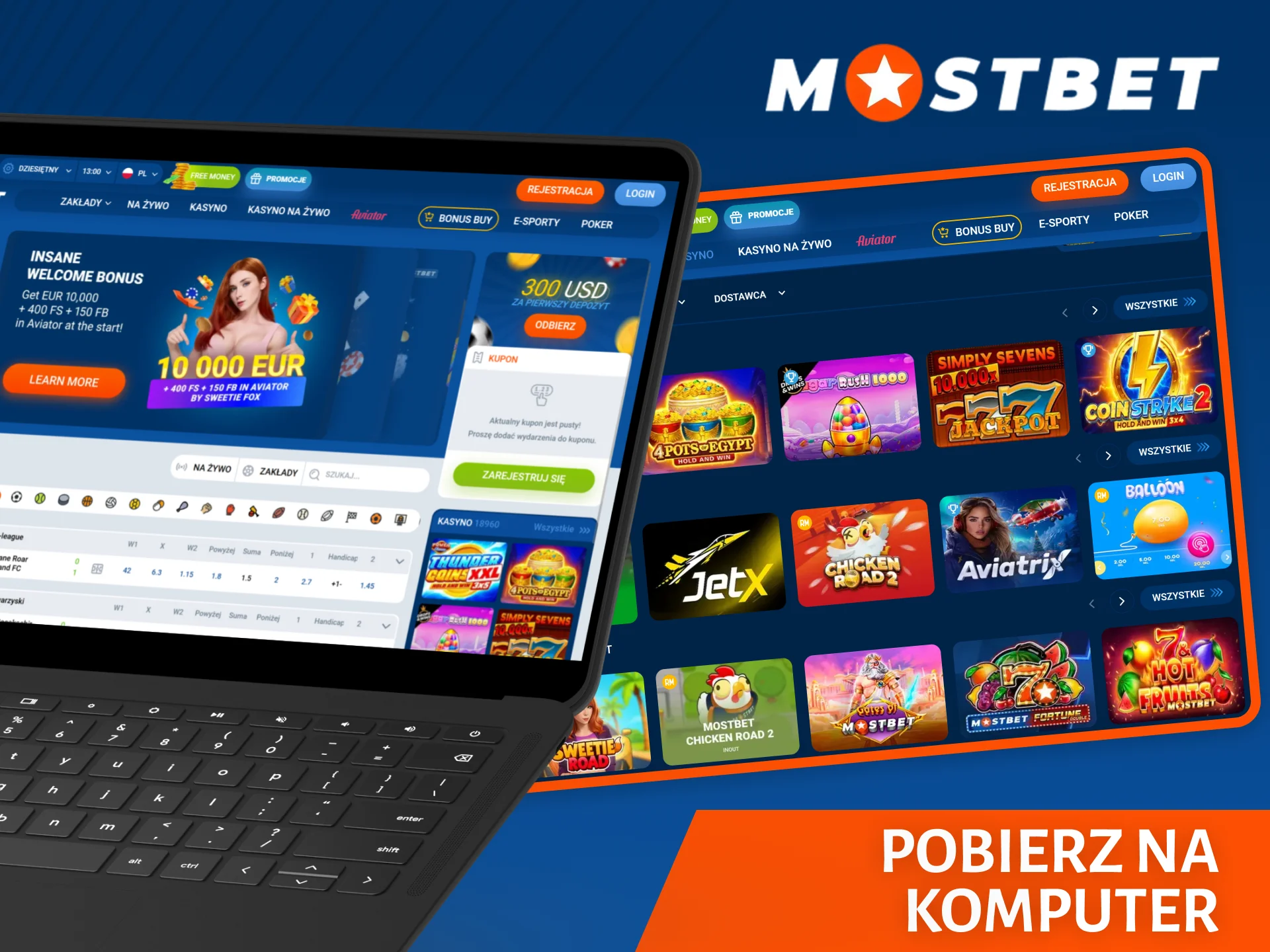 Dowiedz się, jak przyspieszyć działanie serwisu Mostbet na komputerze.
