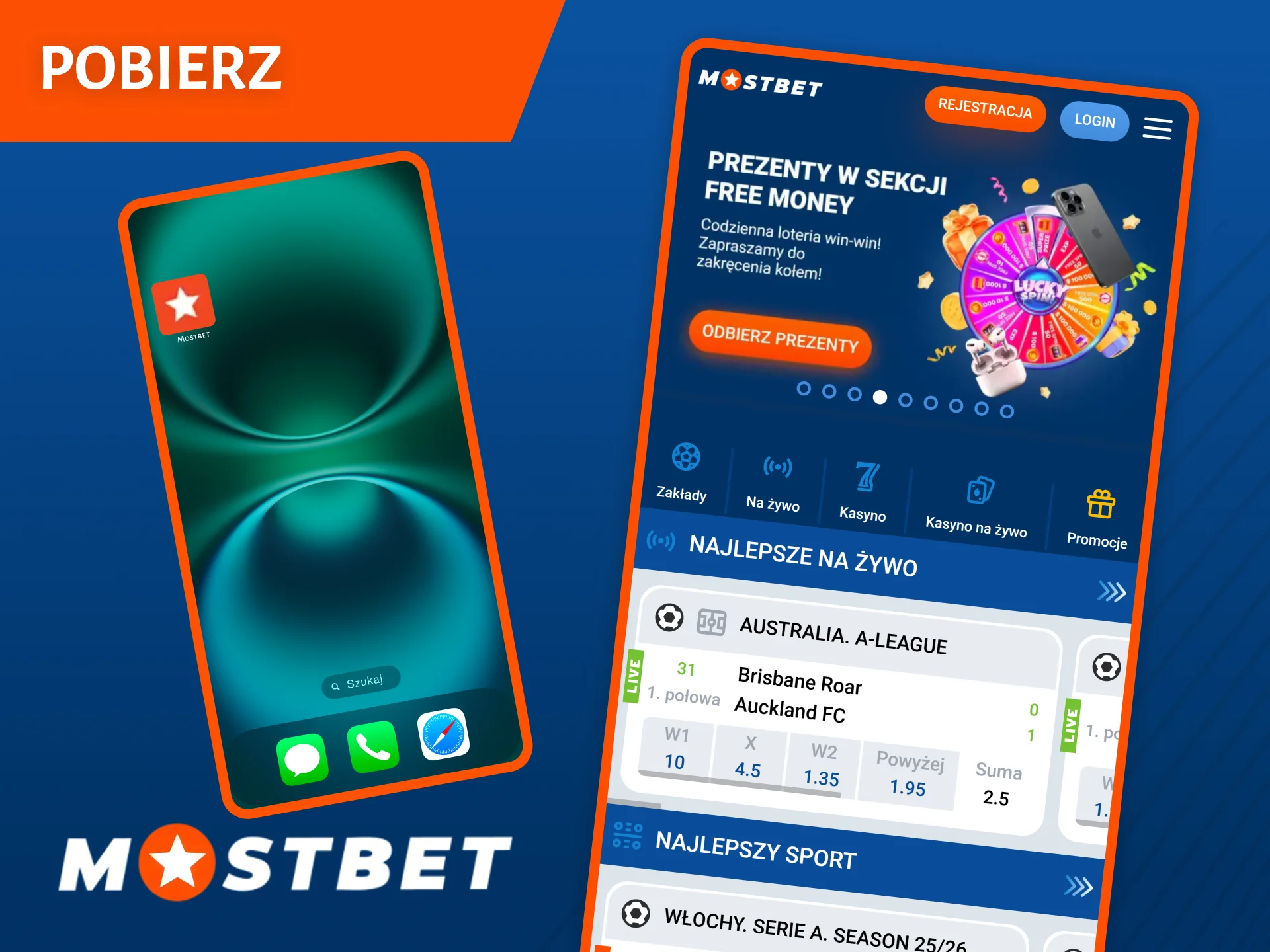 Wykonaj te proste kroki, aby rozpocząć korzystanie z aplikacji Mostbet.