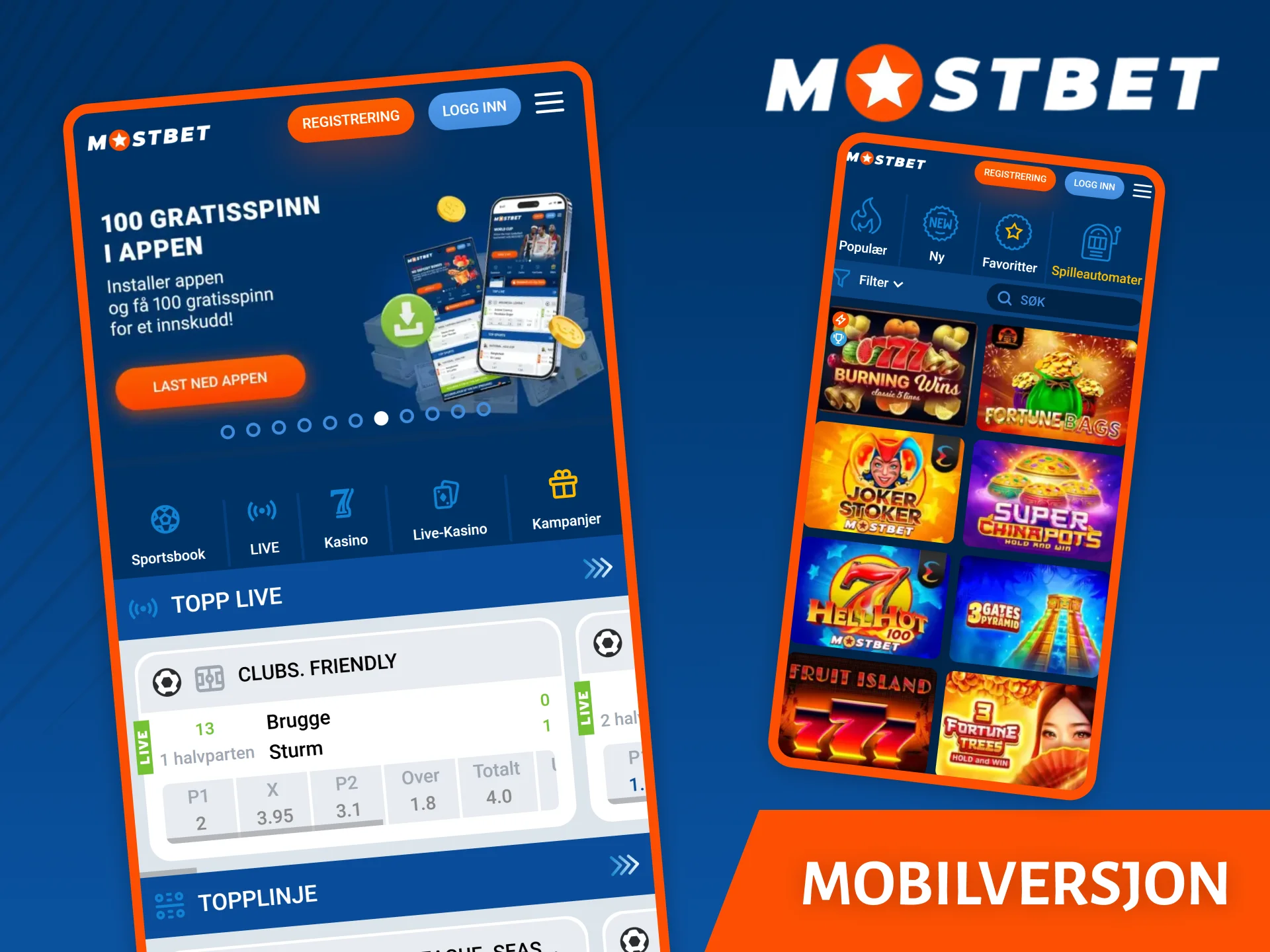 Du kan velge å ikke laste ned appen og i stedet bruke mobilversjonen av Mostbet-nettstedet.