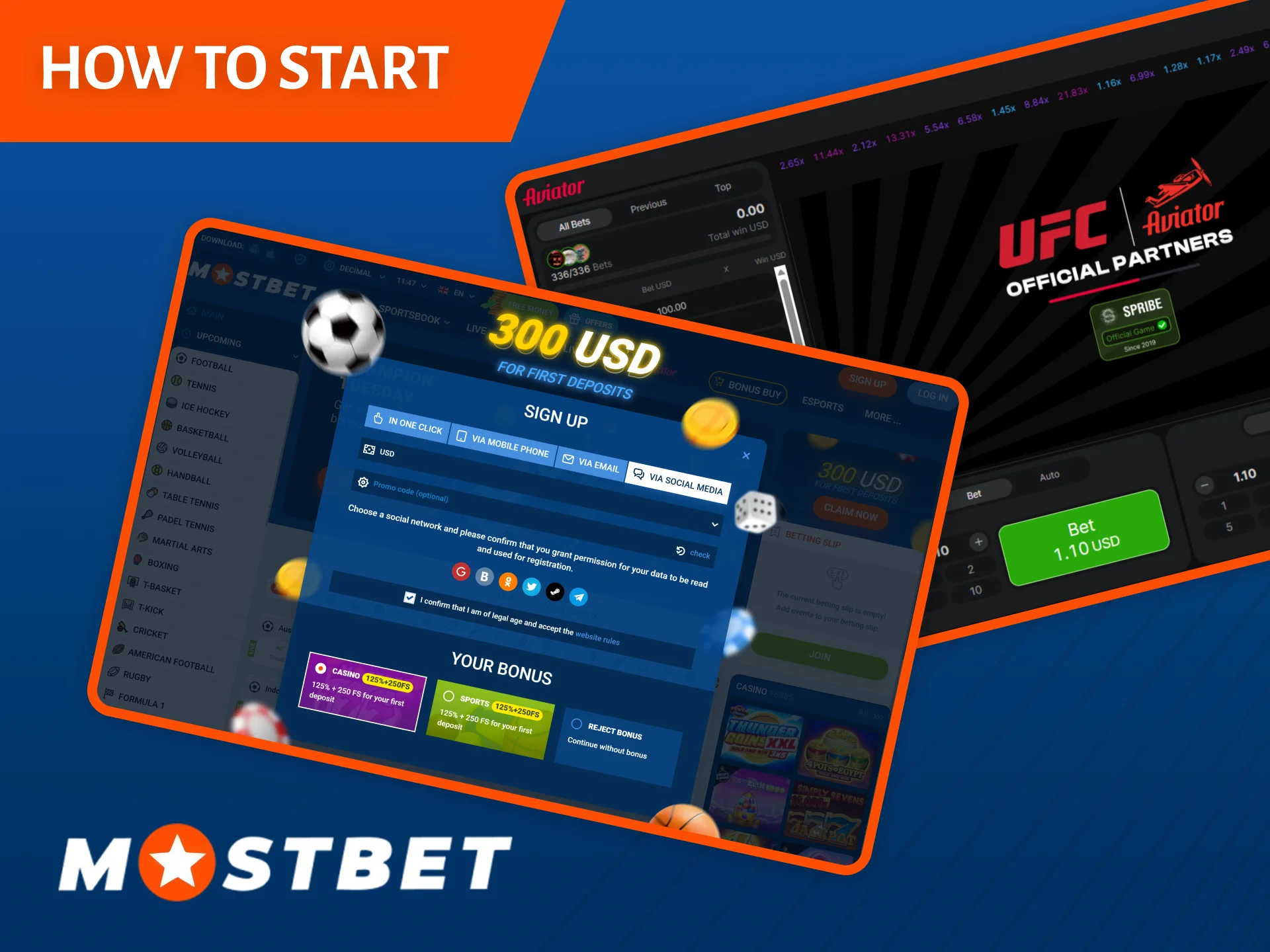 Find out how to start playing Aviator on the Mostbet platform.