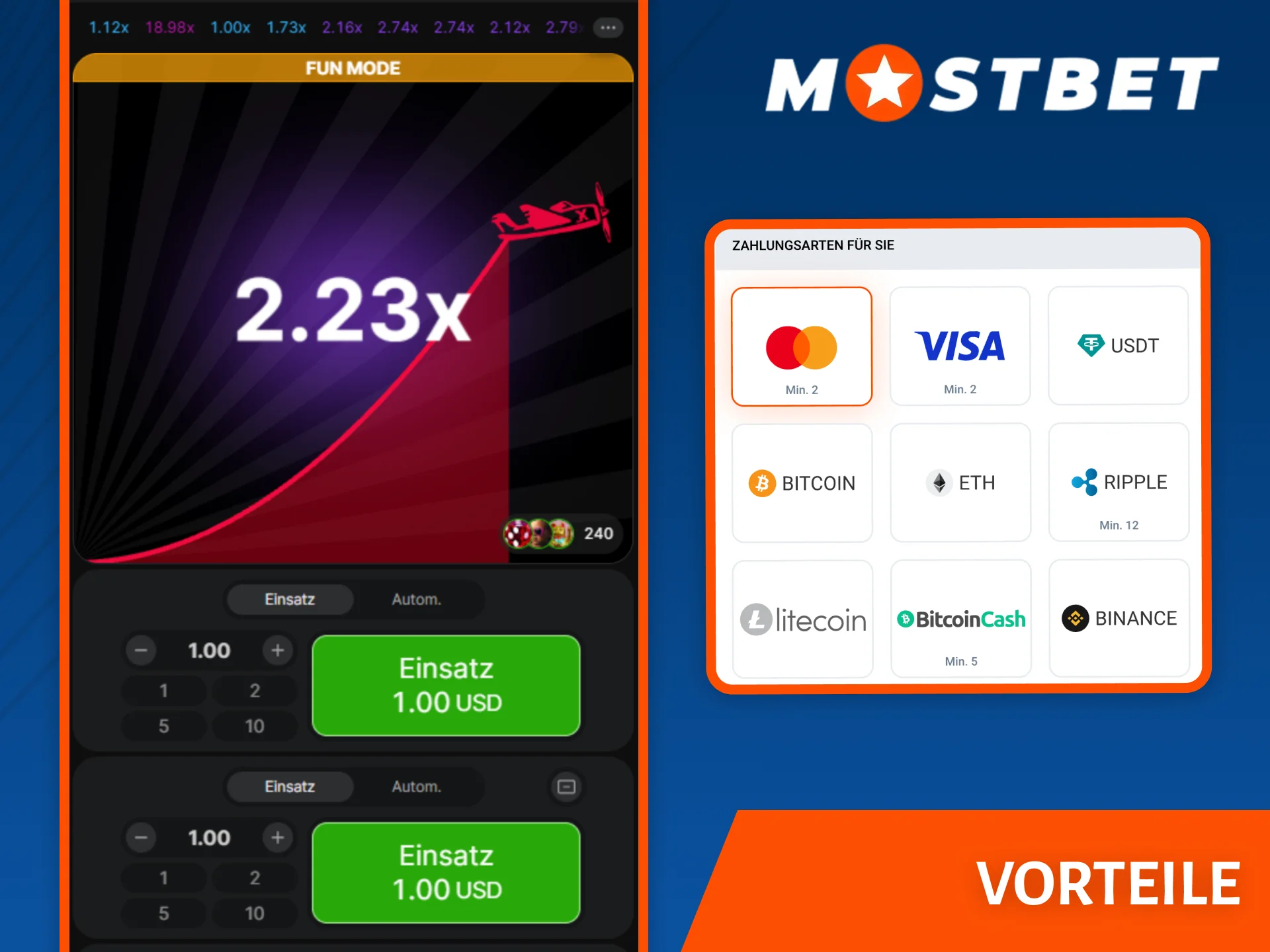 Informieren Sie sich auf der Website des Mostbet-Casinos über alle Vorteile des Spiels Aviator und treffen Sie die richtige Wahl.