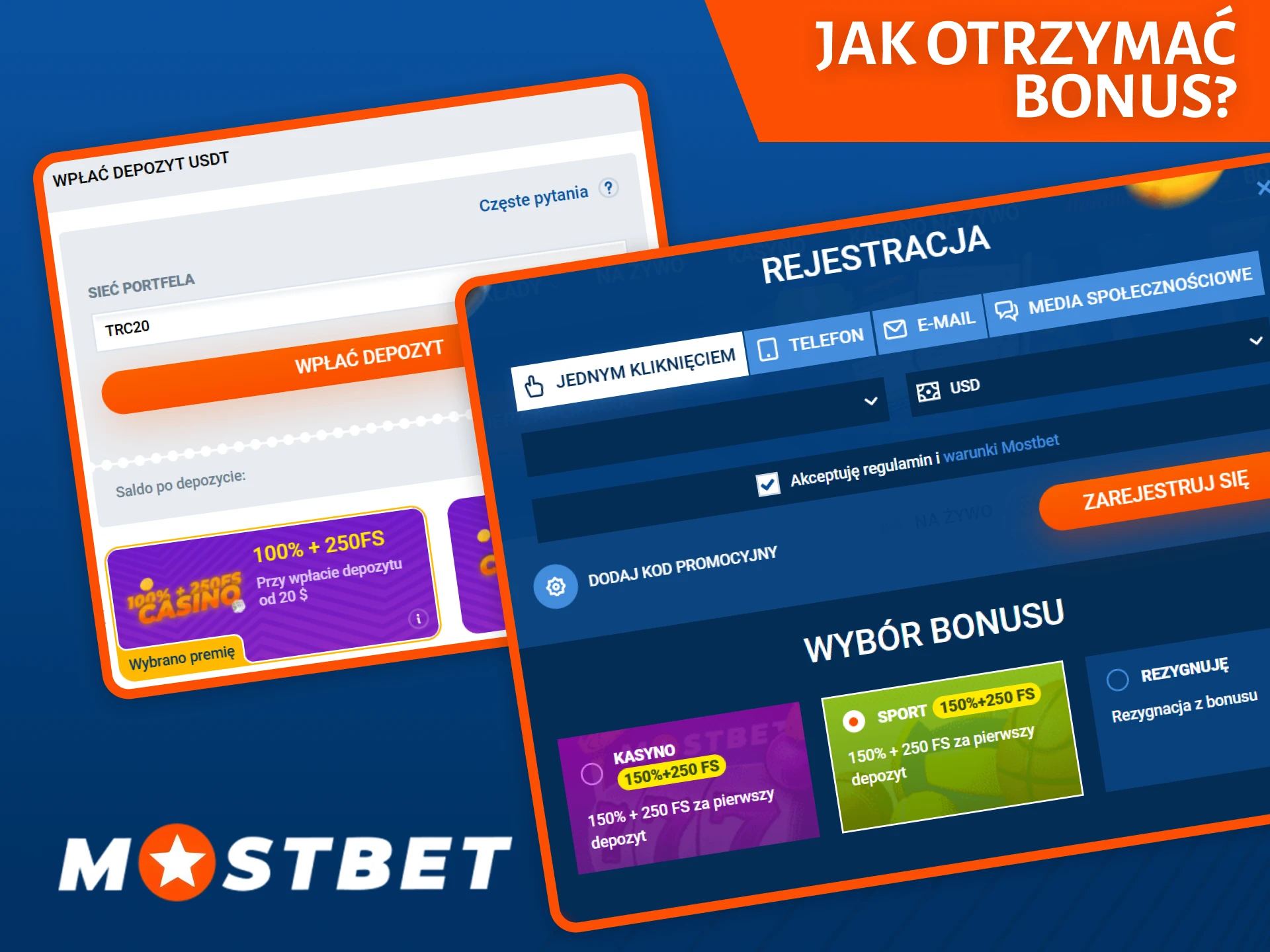 Odbierz swój oficjalny bonus powitalny Mostbet na zakłady sportowe i zacznij wygrywać.