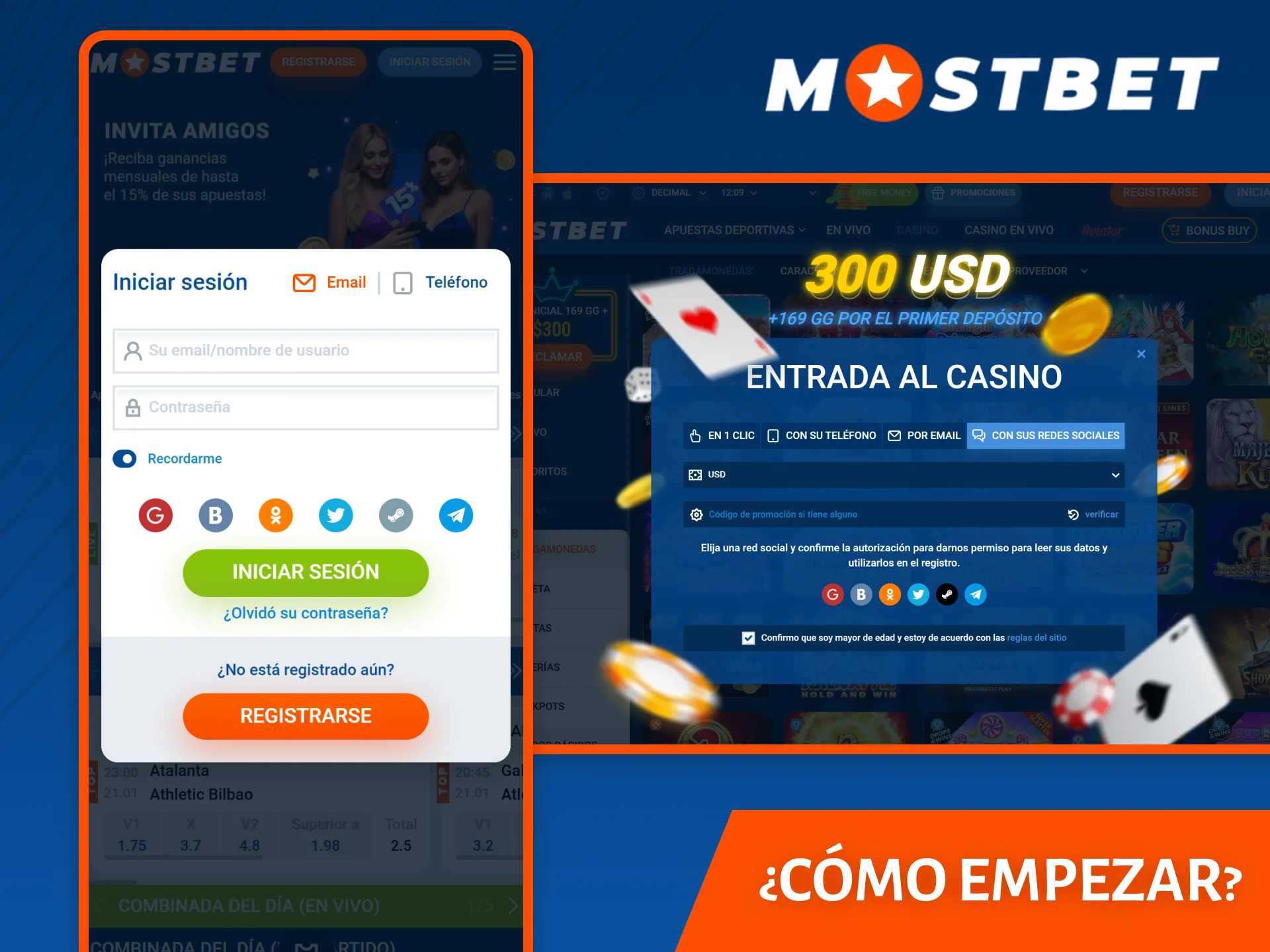 Descubre cómo empezar a jugar rápidamente en Mostbet Casino.