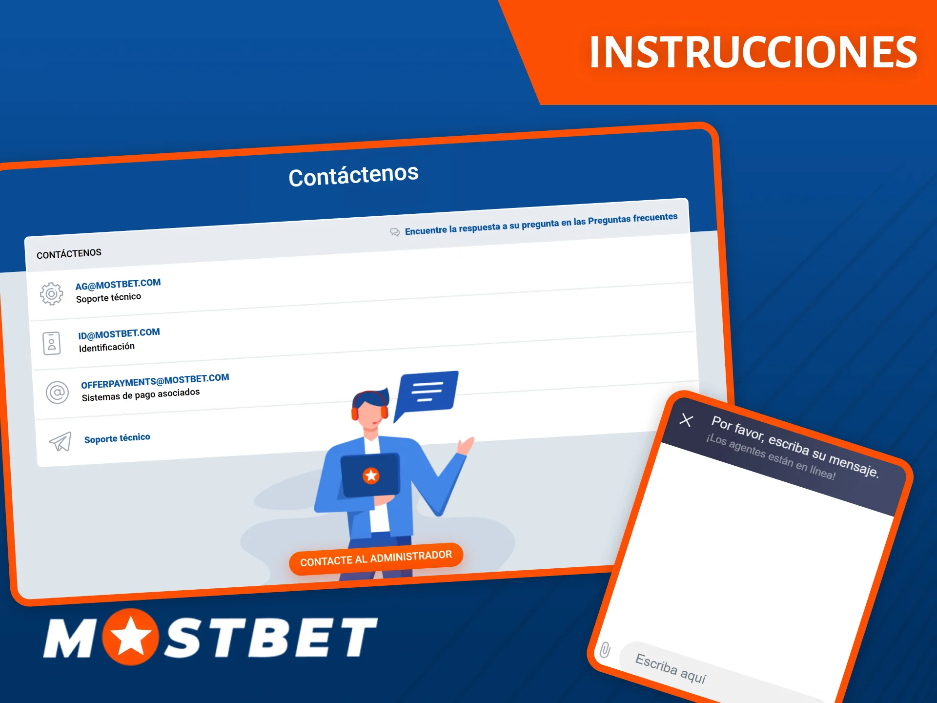 Ponerse en contacto con el servicio de atención al cliente de Mostbet es muy fácil si sigue estas sencillas instrucciones.