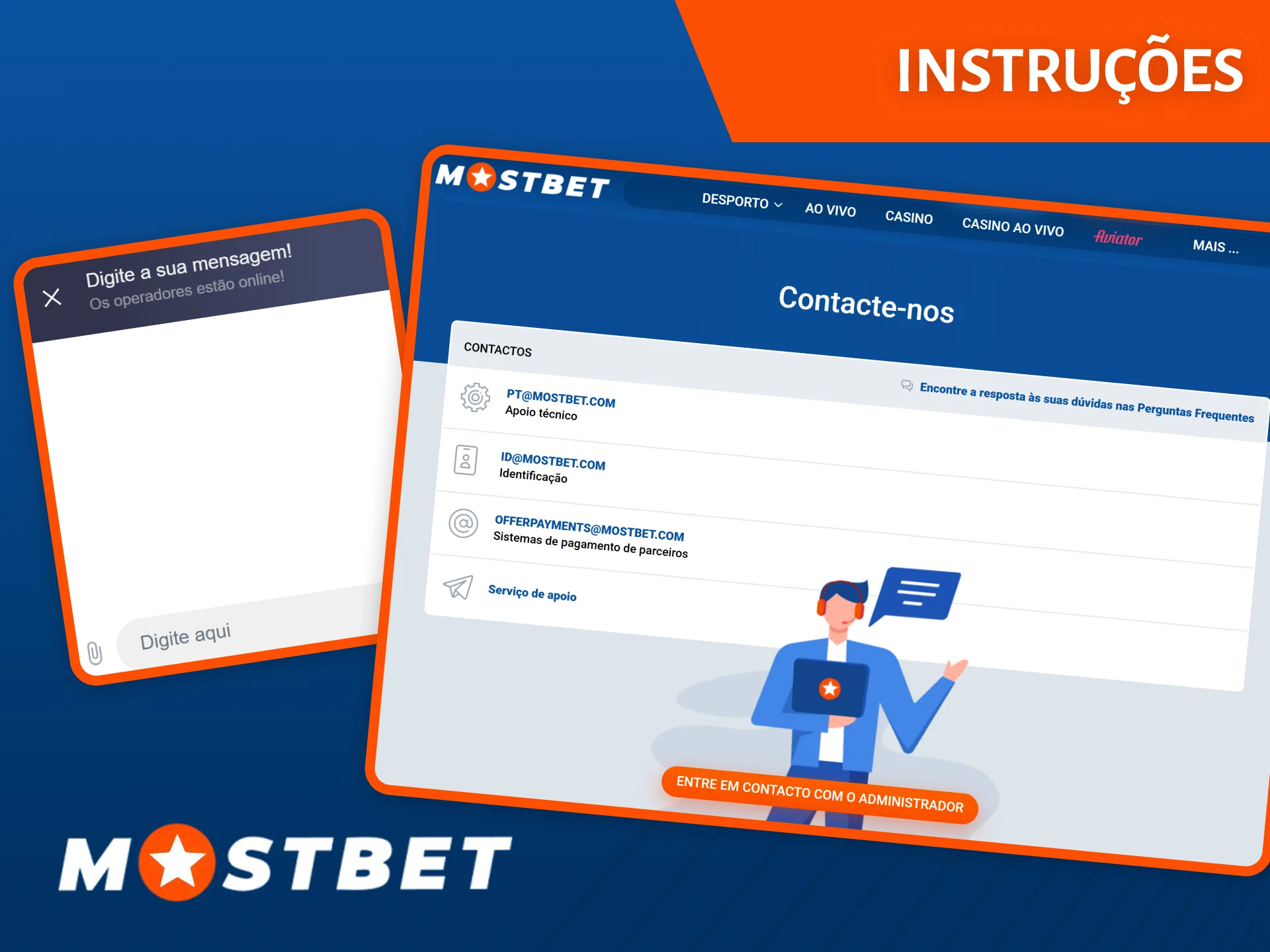 Entrar em contacto com o apoio ao cliente da Mostbet é muito fácil se seguir estas instruções simples.