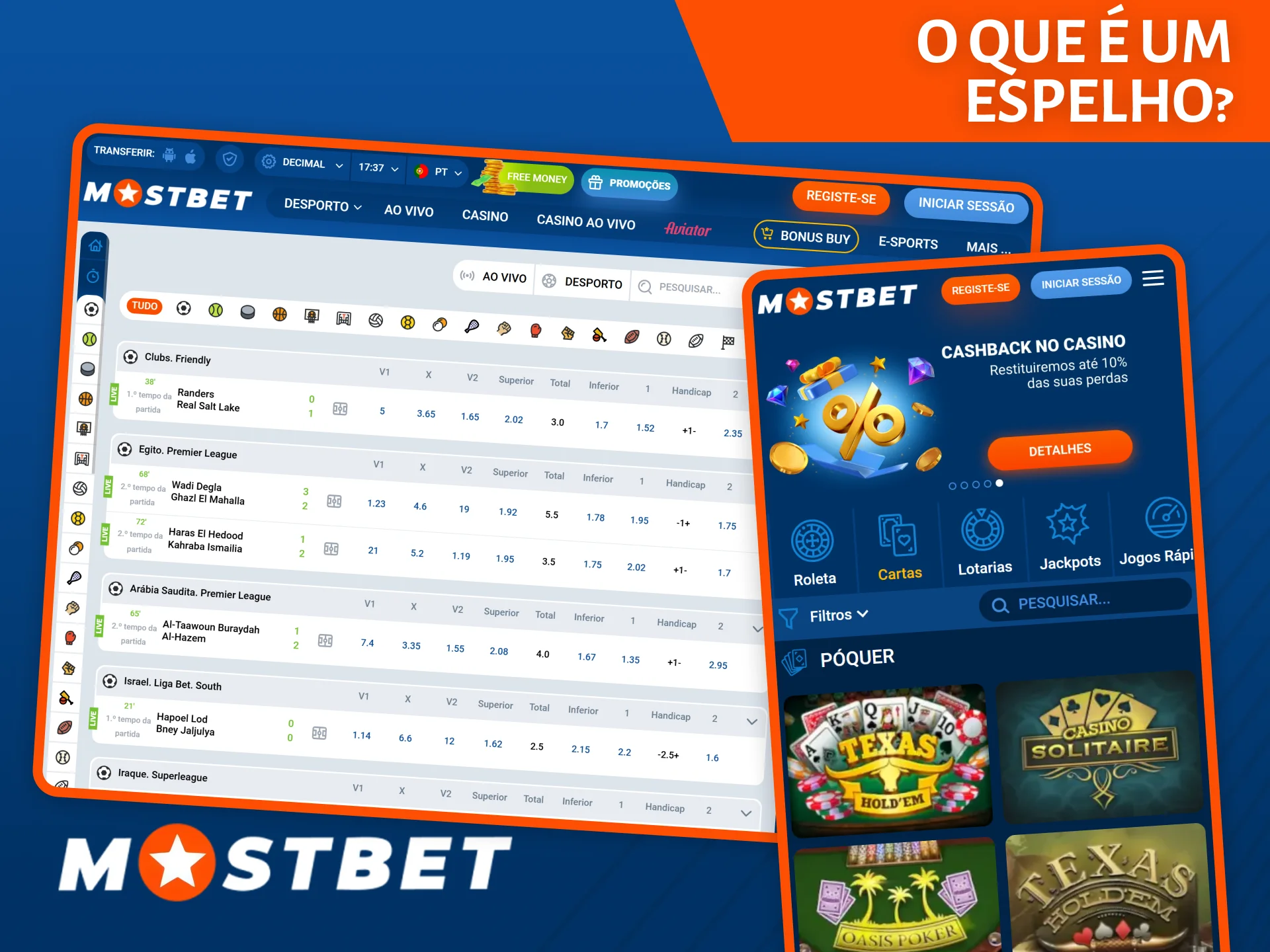 O espelho Mostbet é uma cópia exata do site, com acesso a todos os recursos da plataforma.