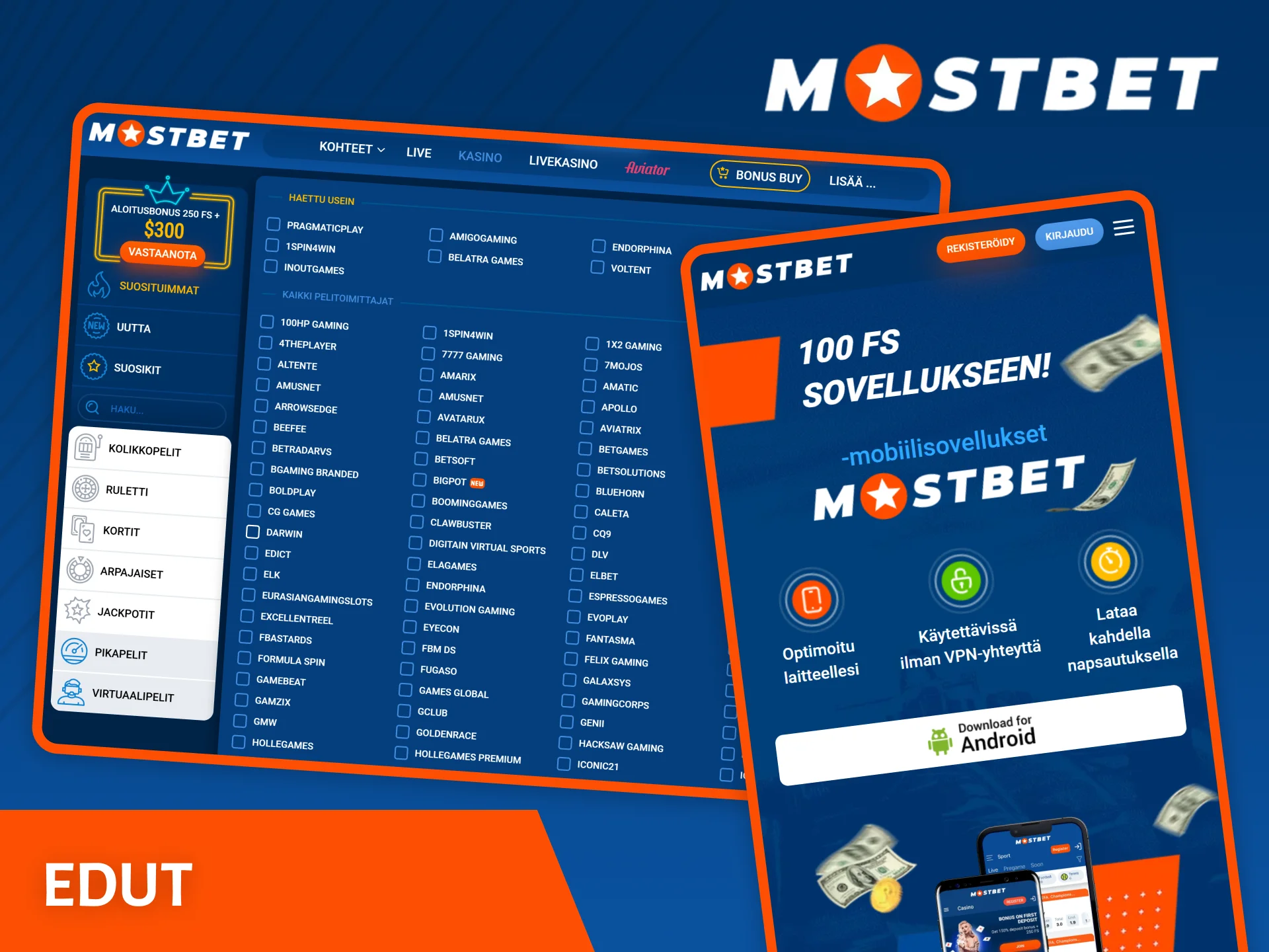 Tutustu kaikkiin Mostbet Casinon etuihin ja tee oikea valinta.