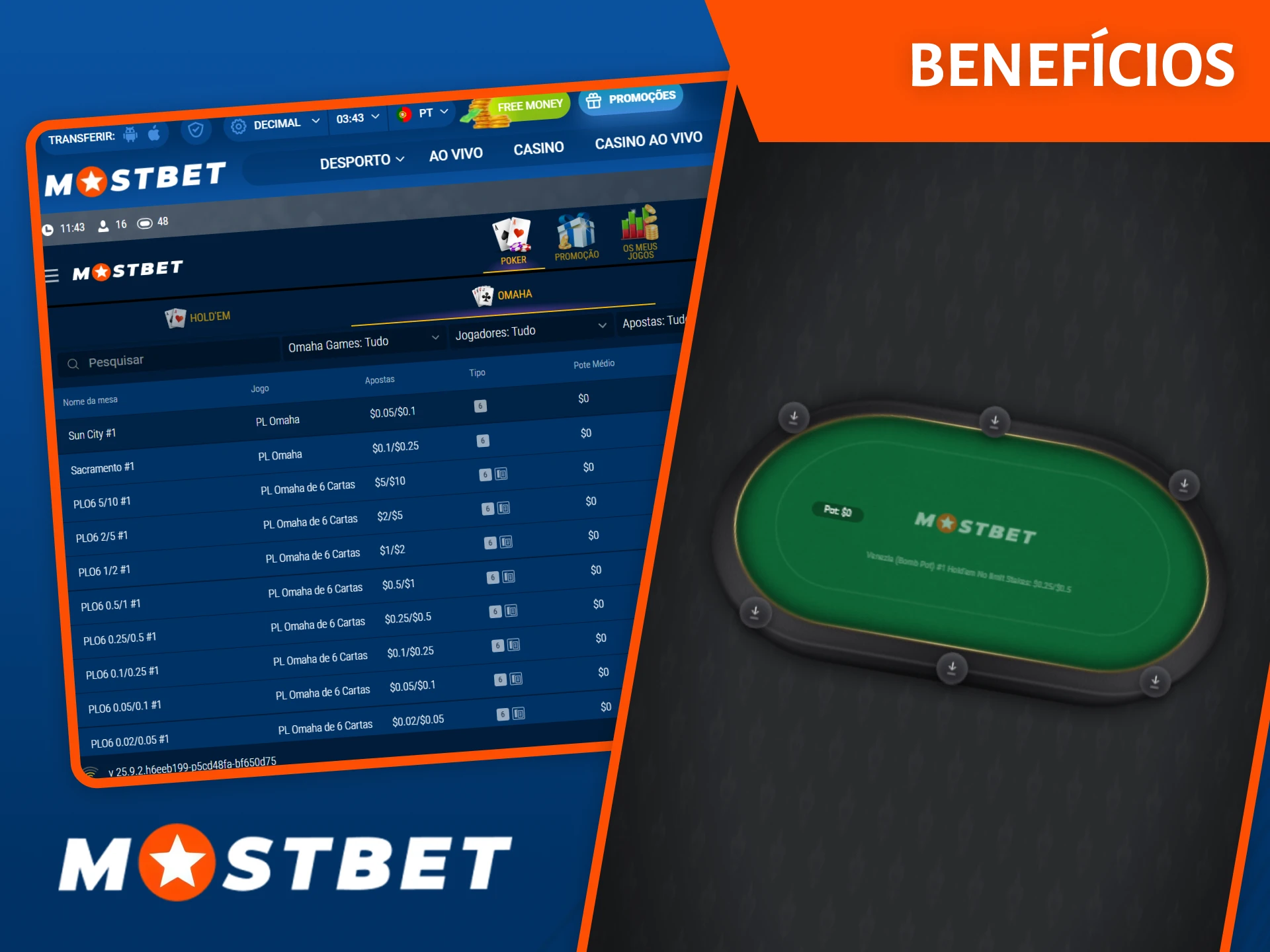 Descubra os muitos benefícios dos jogos de póquer da Mostbet para jogadores globais.