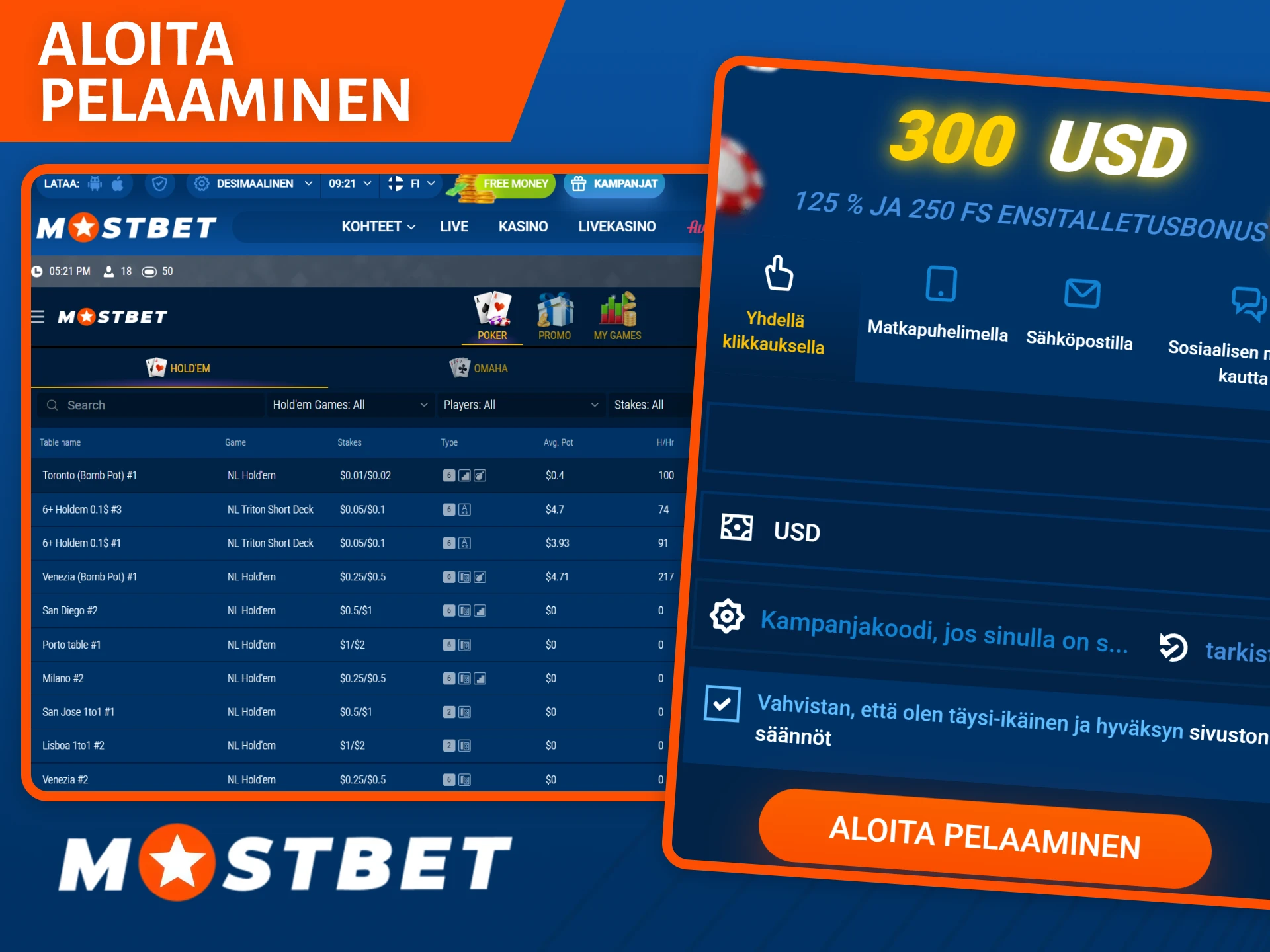 Seuraa opastamme Kuinka aloittaa pokerin pelaaminen Mostbet-sivustolla jo tänään.