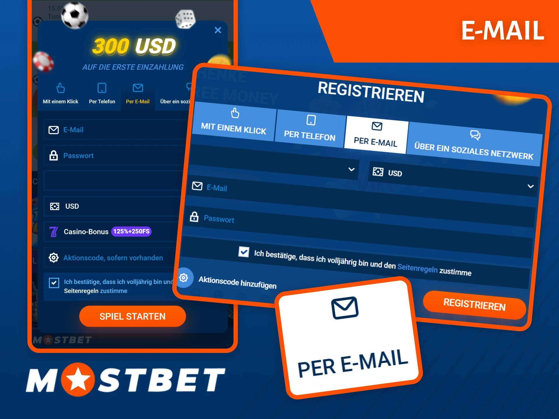 Schließen Sie Ihre Registrierung per E-Mail bei Mostbet ab, um auf alle Funktionen zuzugreifen.
