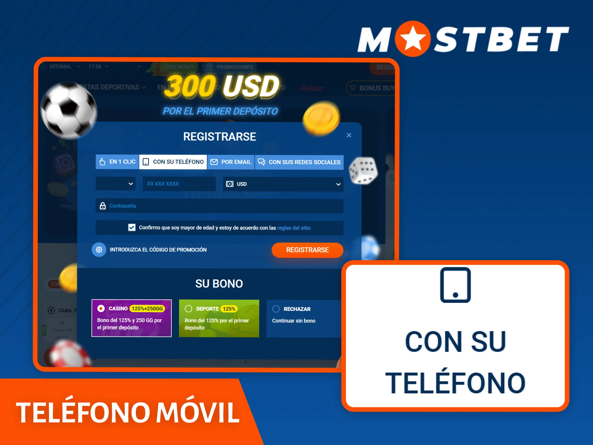 Prueba a registrarte con tu número de teléfono móvil en Mostbet para un acceso rápido.