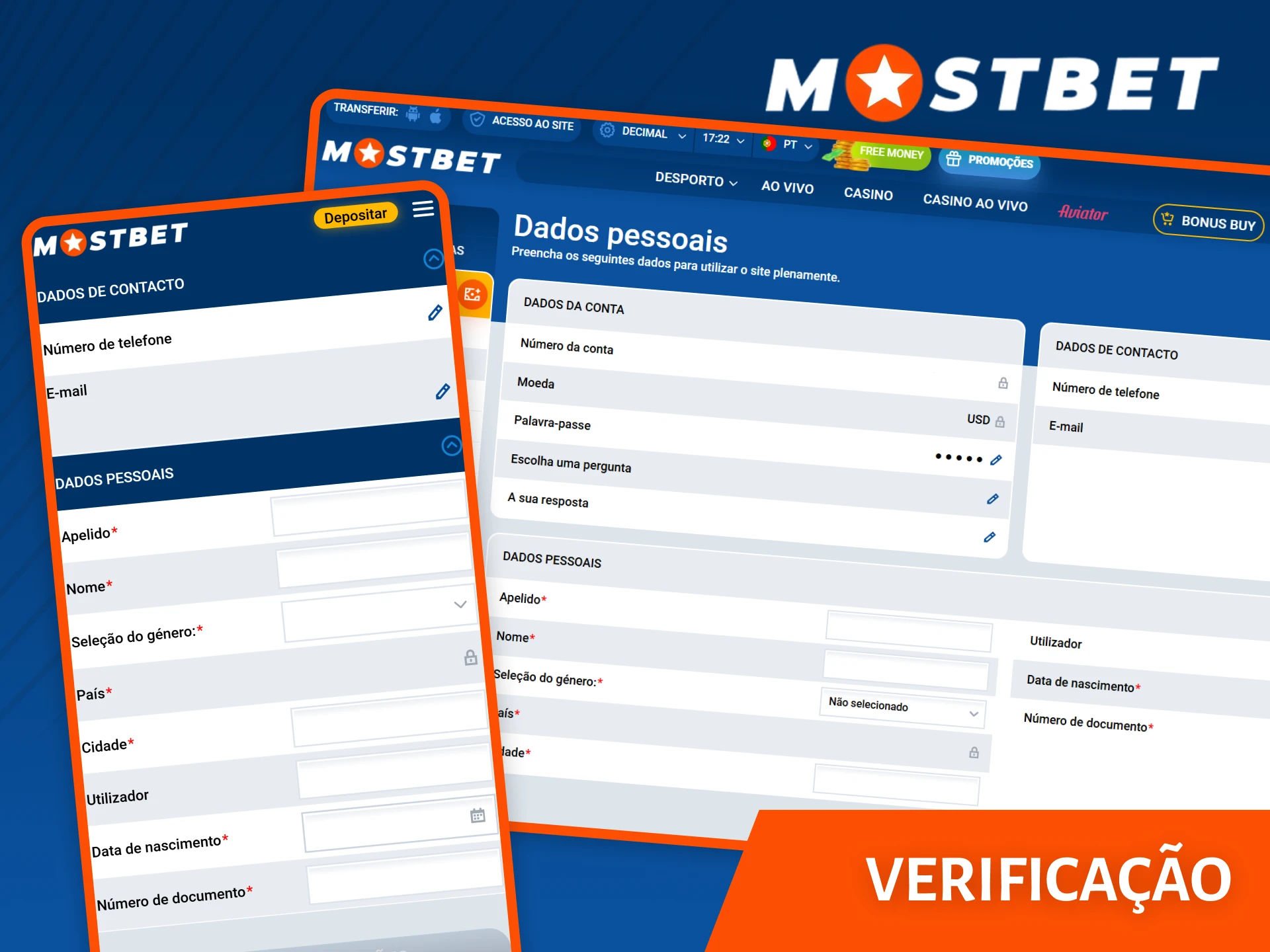 Conclua a verificação da sua conta para garantir levantamentos seguros na Mostbet.