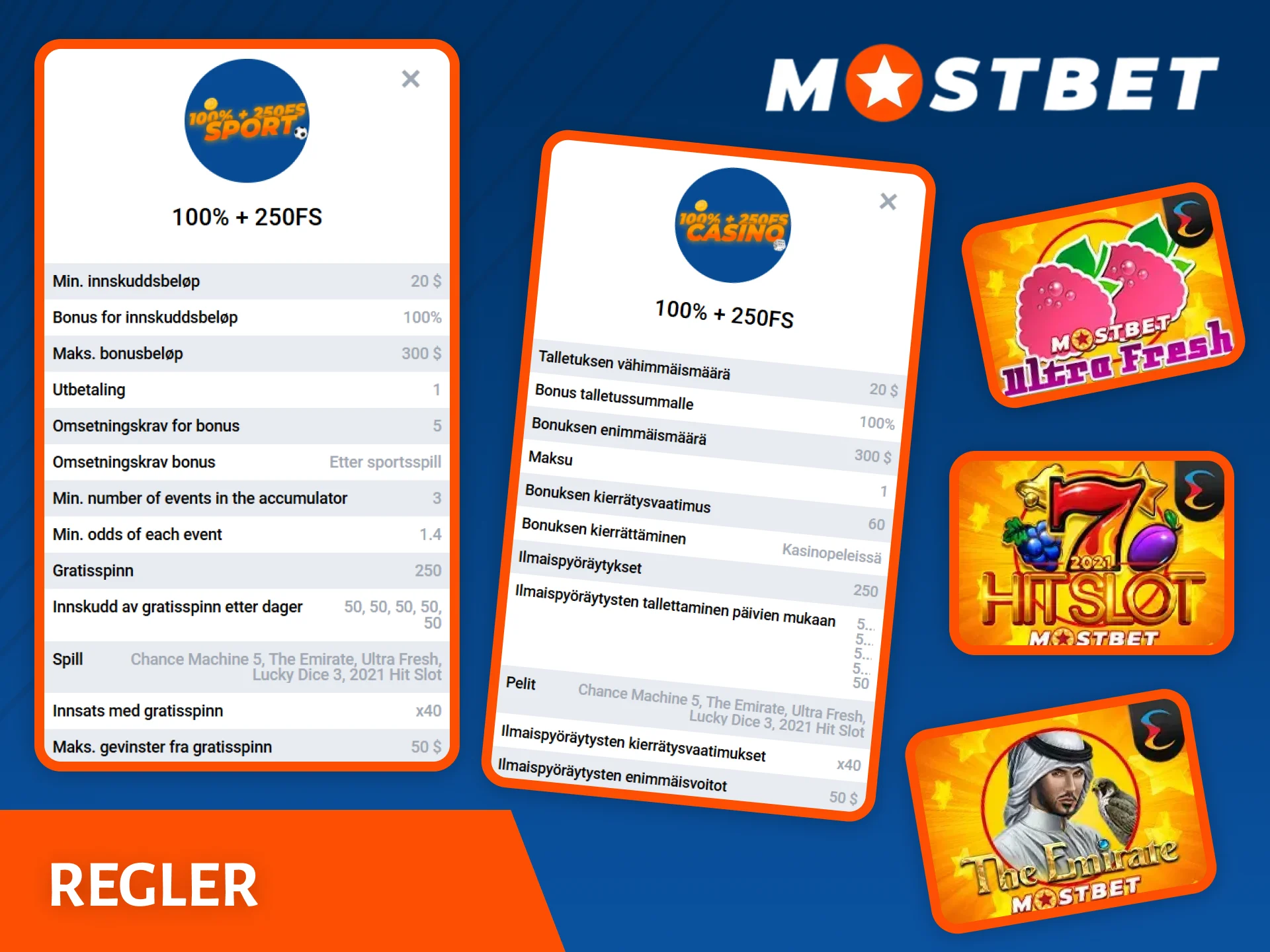 Les gjennom reglene for Mostbet velkomstbonus før du spiller.