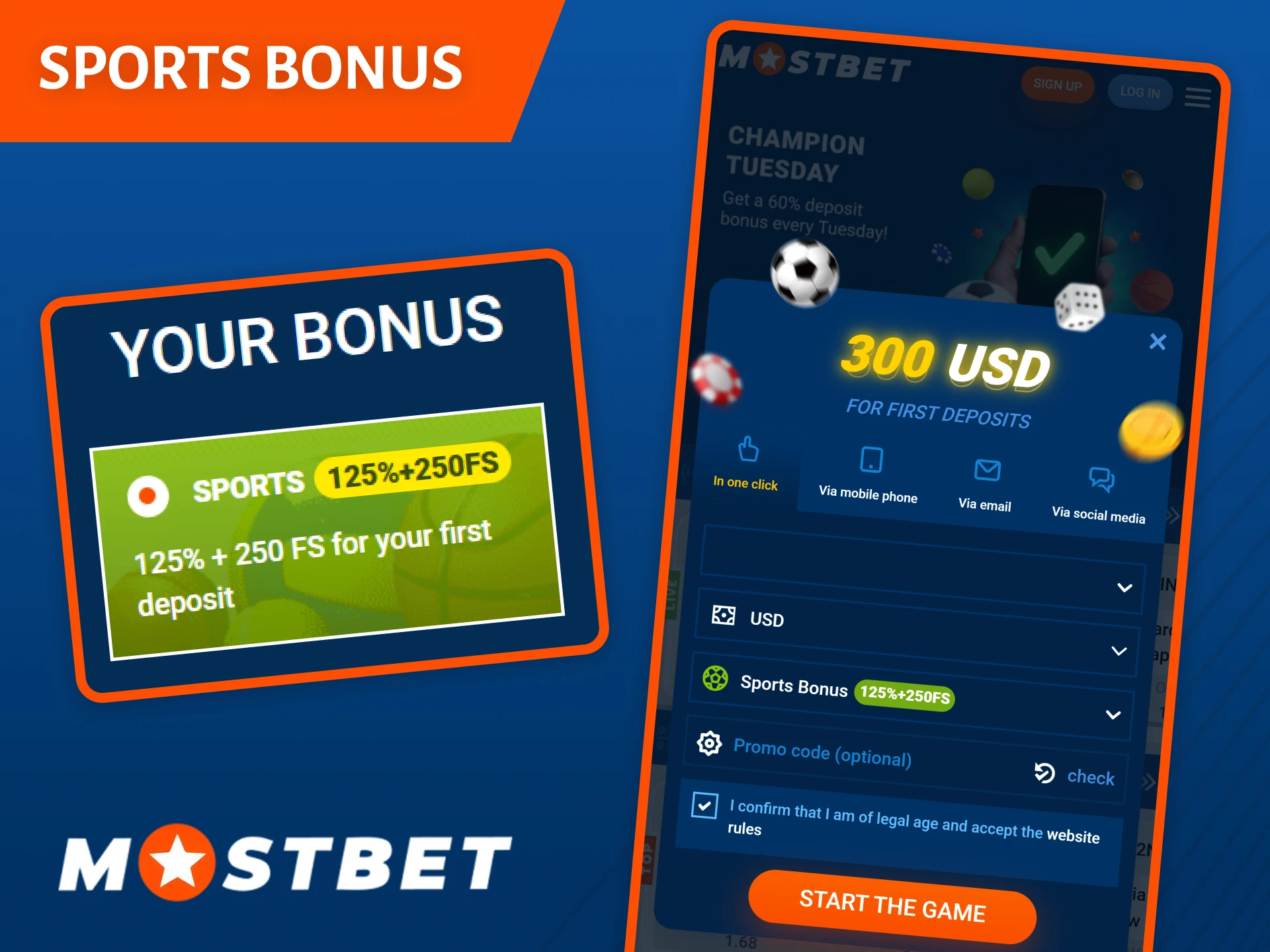 Claim your official Mostbet welcome bonus for sports betting and start winning.